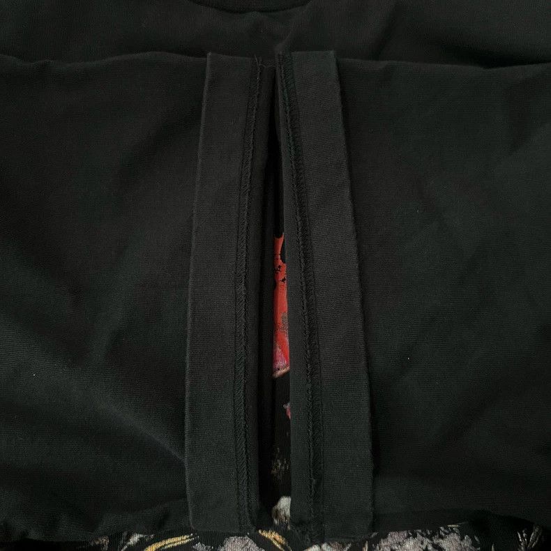 Vetements Black front skull face short-sleeve T-shirt, siz