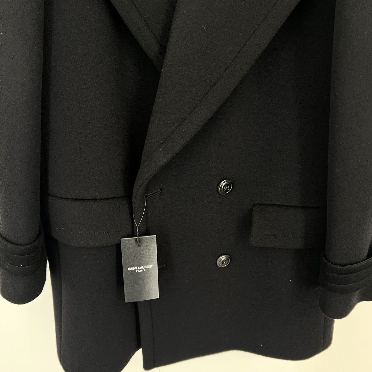 Saint Laurent Paris Saint Laurent Pea Coat in Large Size US L / EU 52-54 / 3 - 4 Thumbnail