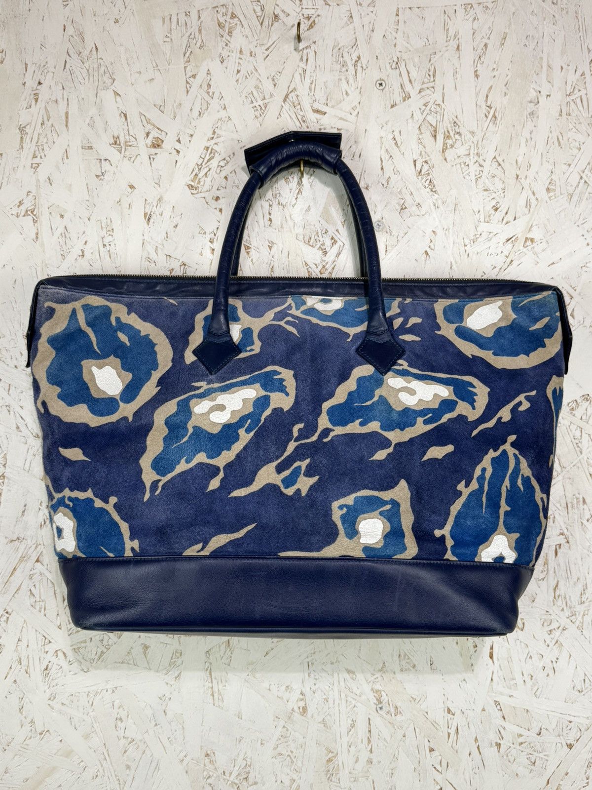 Vivienne Westwood Vivienne Westwood Ocean Camo Suede Leather Travel Bag Size ONE SIZE - 7 Thumbnail