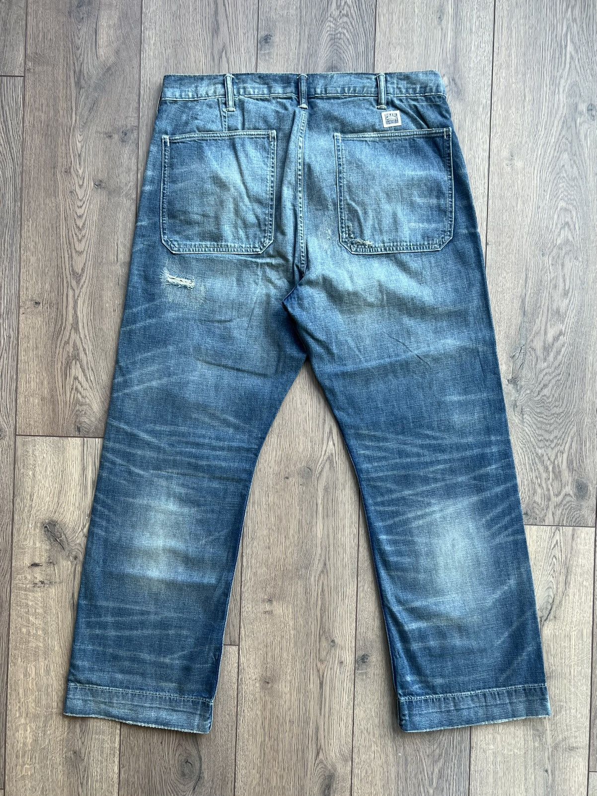 Polo Ralph Lauren Polo Ralph Lauren Relaxed Fit Distressed Carpenter Pants Size US 36 / EU 52 - 2 Thumbnail