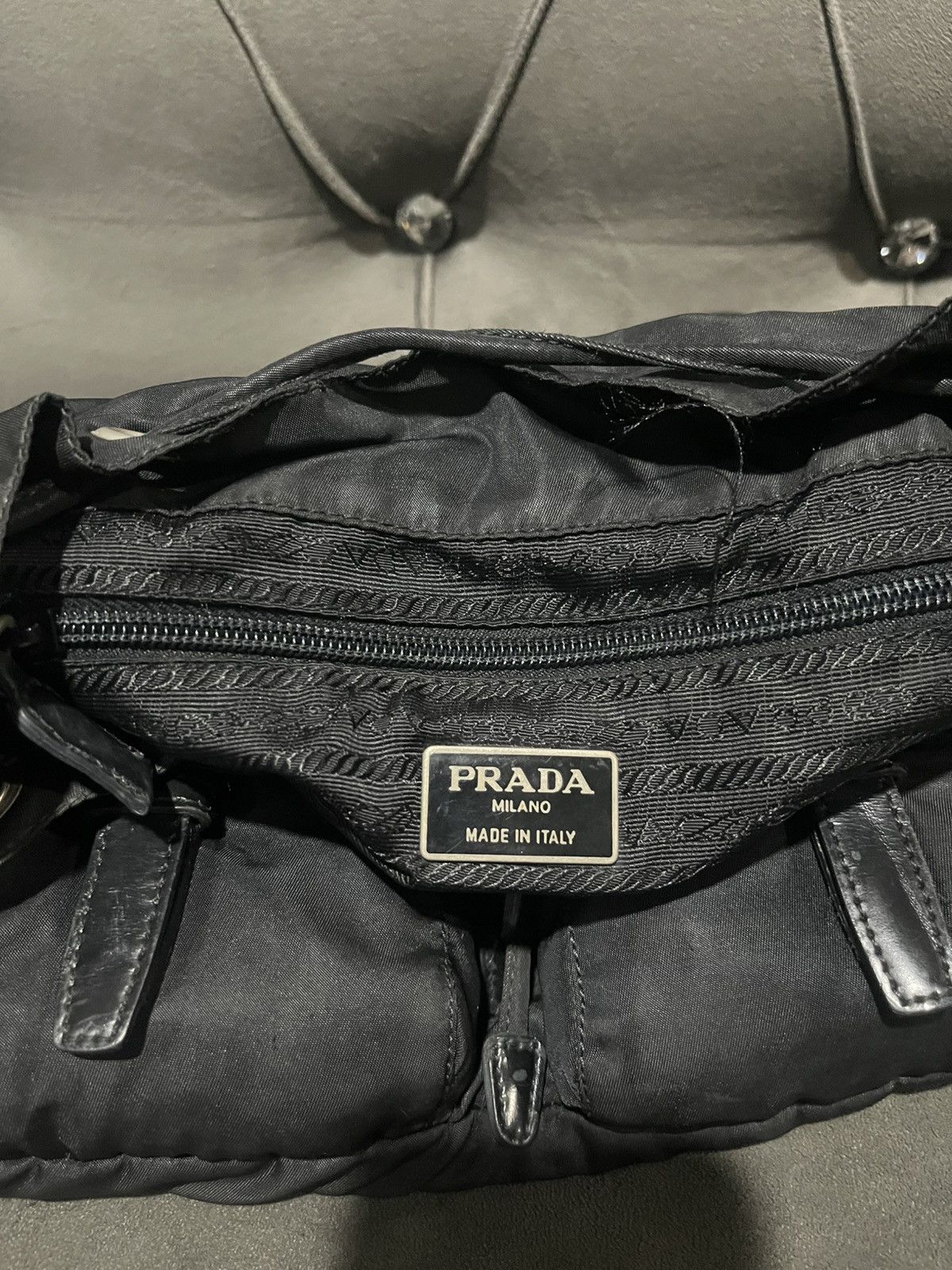 Prada Authentic Vintage PRADA Nylon Tessuto Backpack Size ONE SIZE - 18 Thumbnail