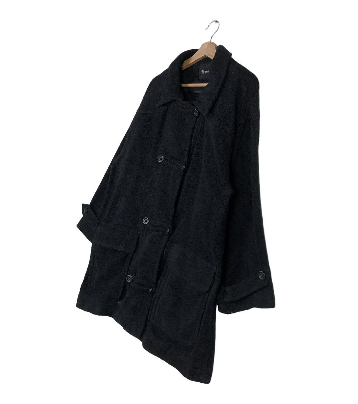 Japanese Brand VINTAGE CHORE JACKET PYUMOSSO JAPAN MADE RICH BLACK Size US M / EU 48-50 / 2 - 2 Thumbnail
