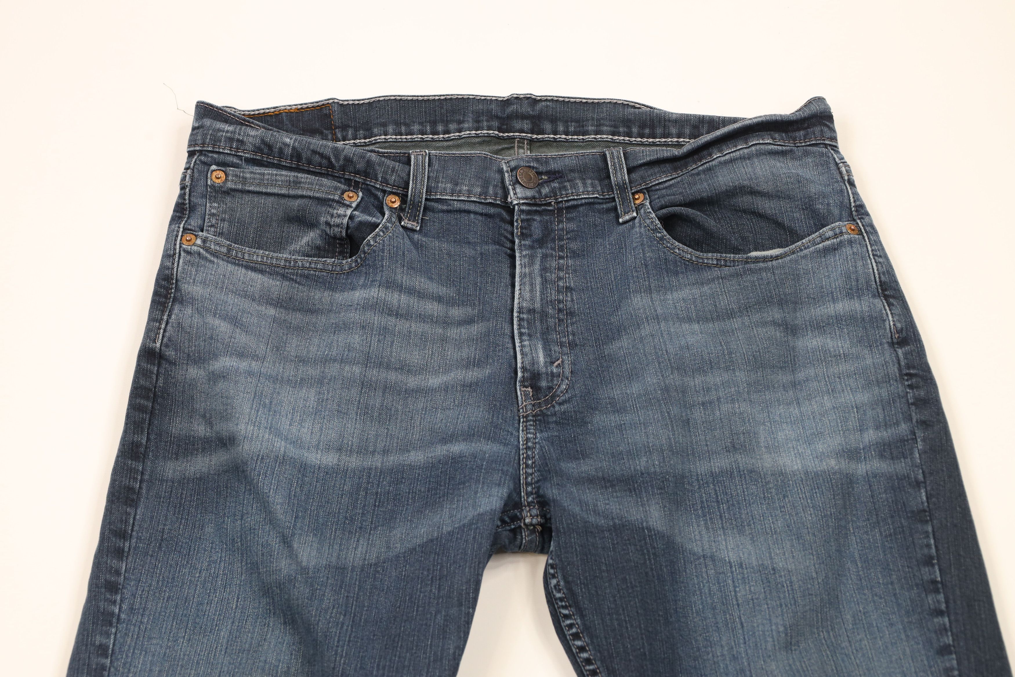 Levi's × Vintage Vintage Y2K Levis 559 Fit Straight Leg Denim Jeans Blue Size US 34 / EU 50 - 2 Thumbnail