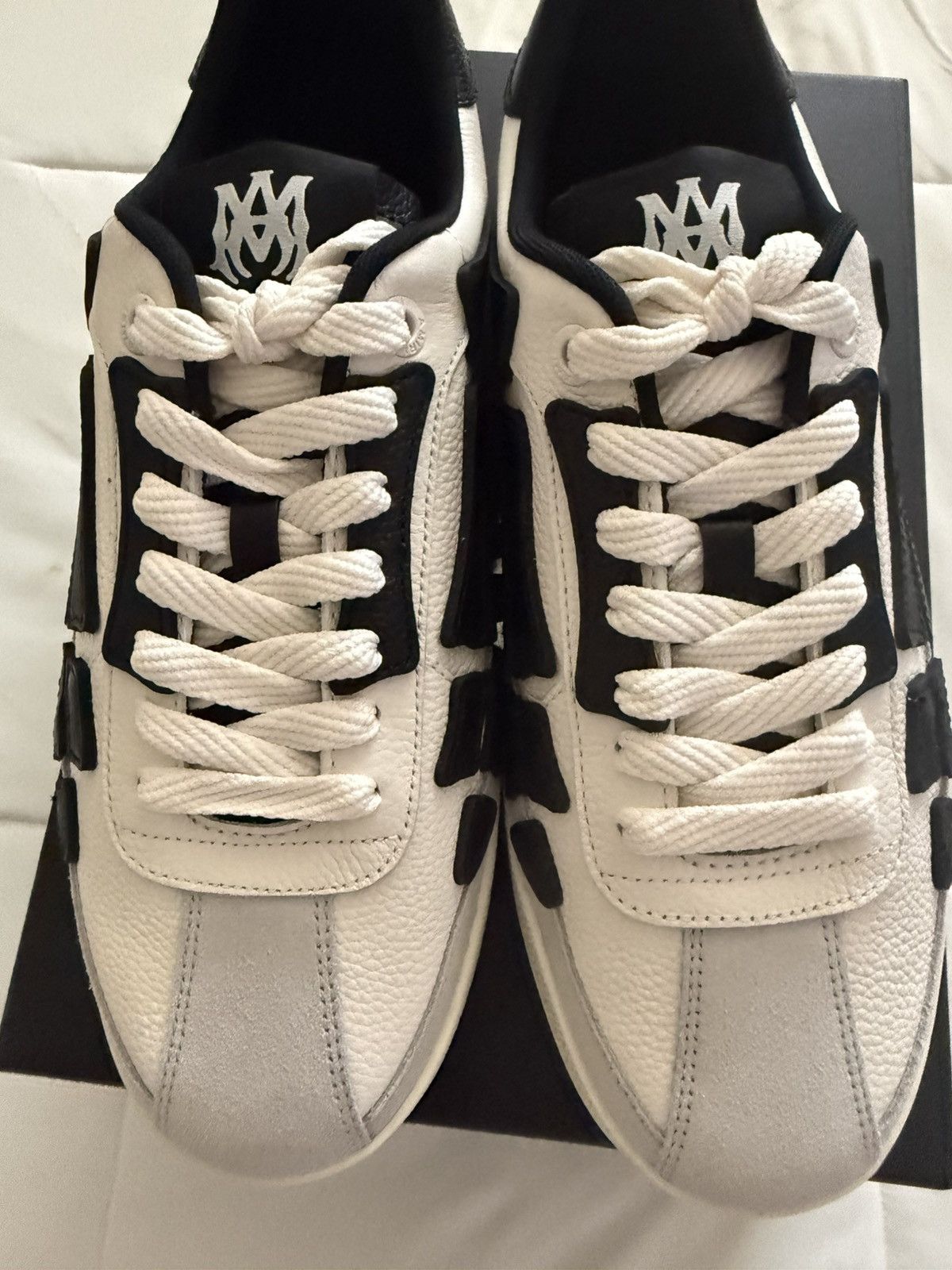 Amiri Amiri Pacific bones leather sneakers Size US 12 / EU 45 - 2 Thumbnail