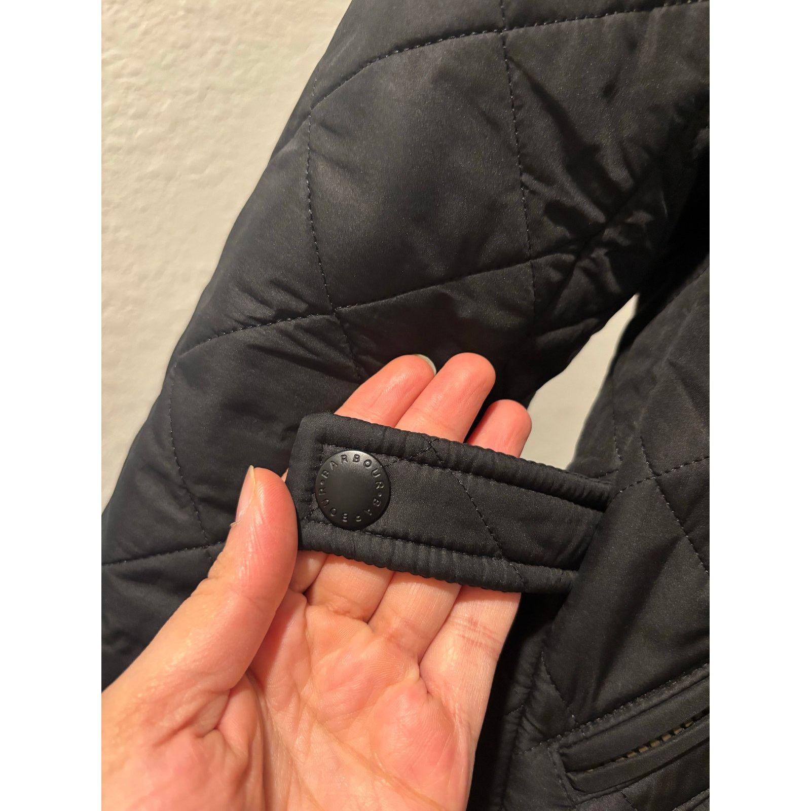Barbour *LIKE NEW* Barbour Powell Quilted Jacket - Black Sz L Size US L / EU 52-54 / 3 - 10 Thumbnail