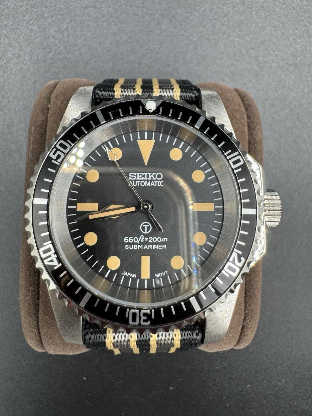 Seiko Brand New Black Seiko MODified Automatic Sub Men’s Watch 40m Size ONE SIZE - 1 Thumbnail