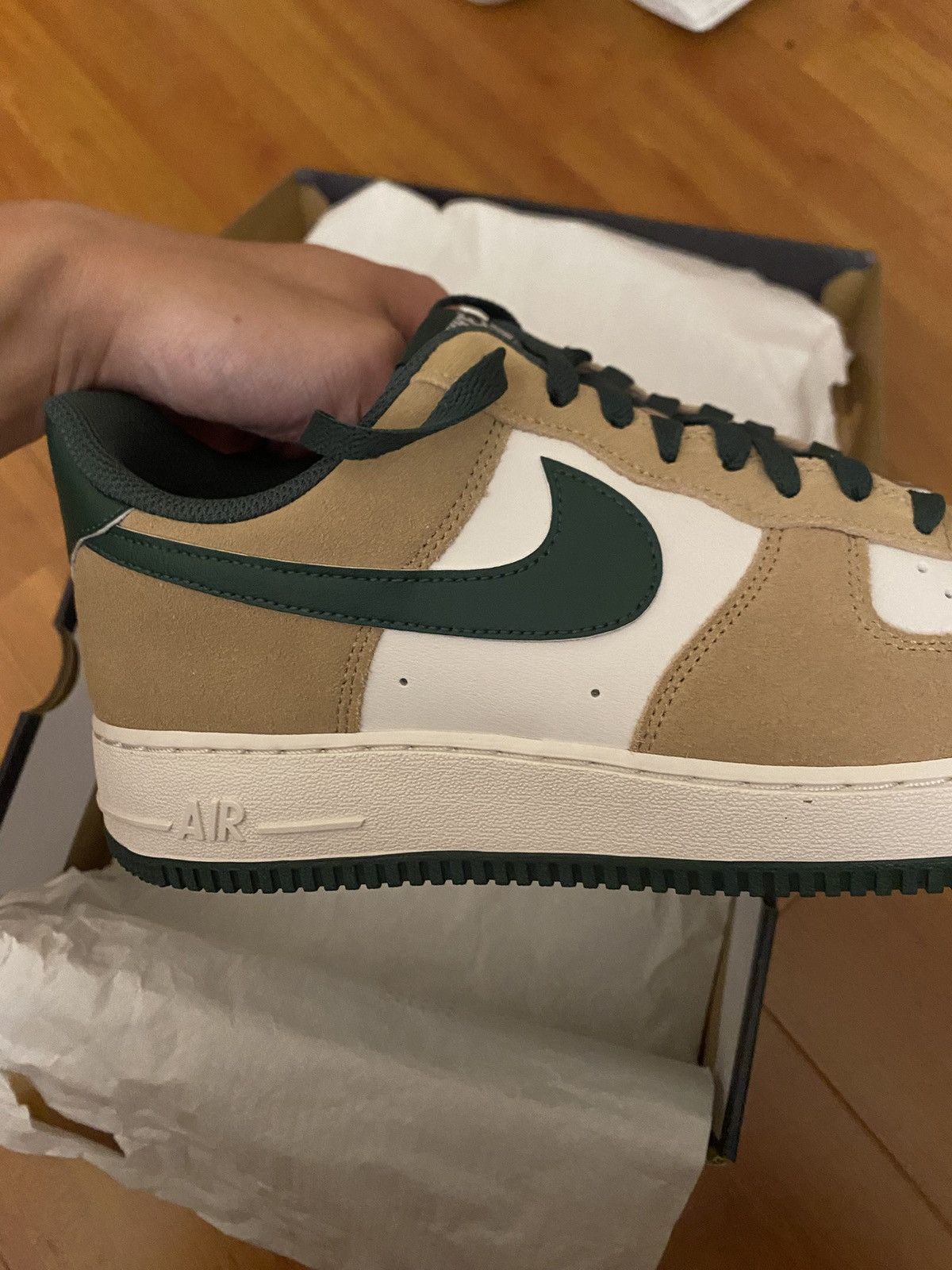 Nike Nike Air Force 1 07 LV8 Rattan Phantom Fir Size US 13 / EU 46 - 7 Thumbnail
