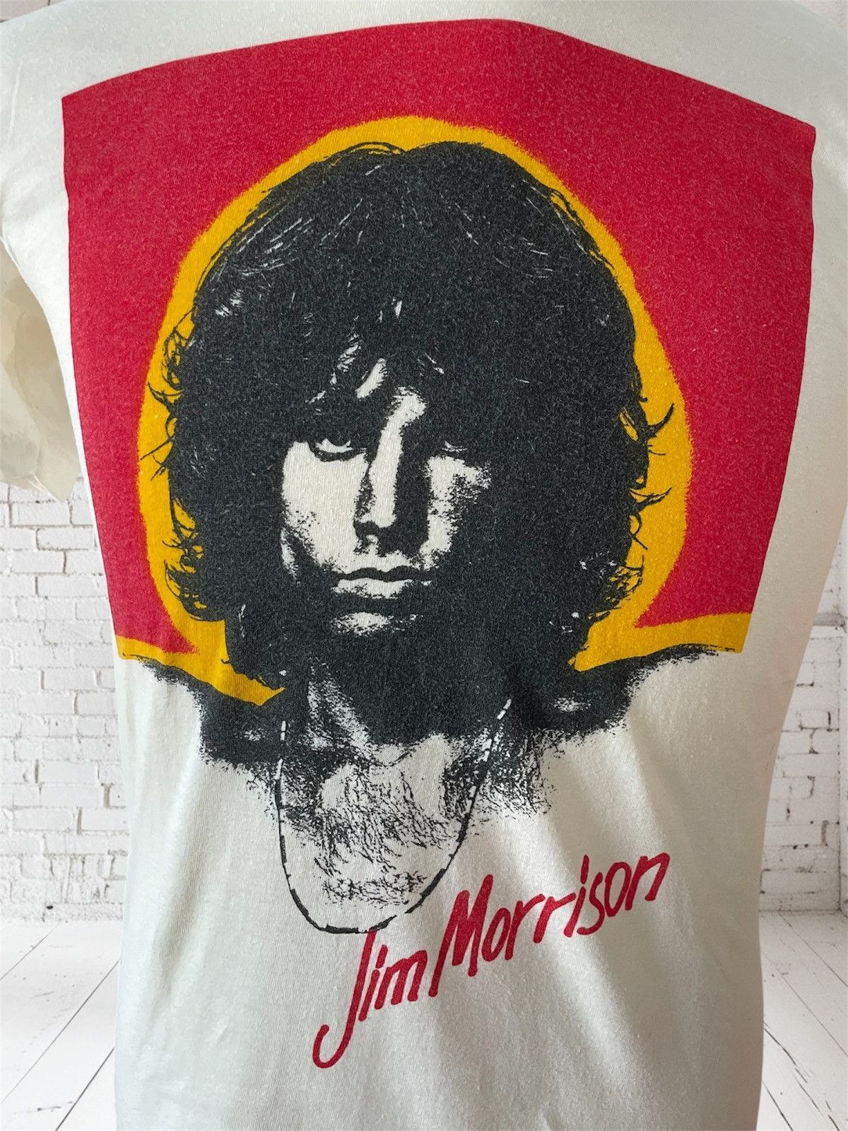 Other Vintage Jim Morrison T-Shirt, Screen Stars, 1980 Size US L / EU 52-54 / 3 - 1 Thumbnail
