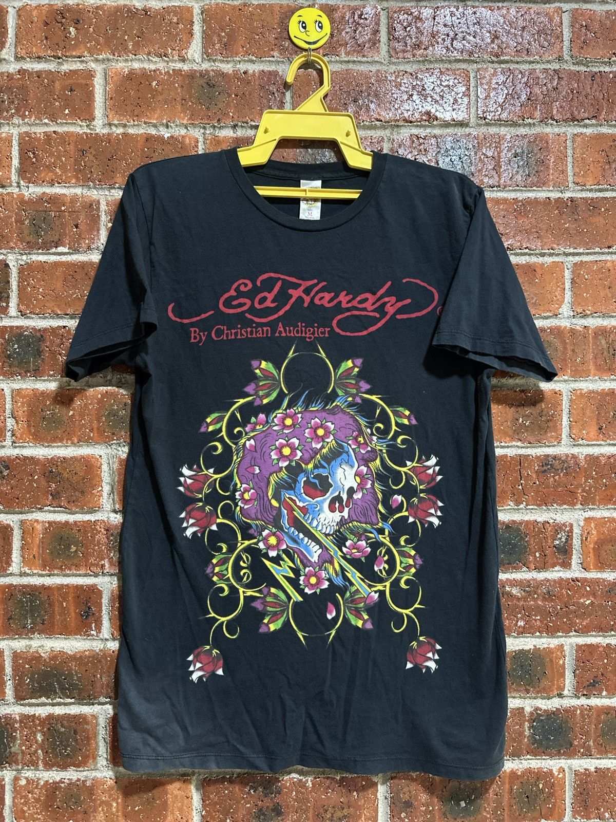 Christian Audigier Vintage Ed Hardy By Christian Audigier Sun Faded Tee Size US M / EU 48-50 / 2 - 1 Thumbnail