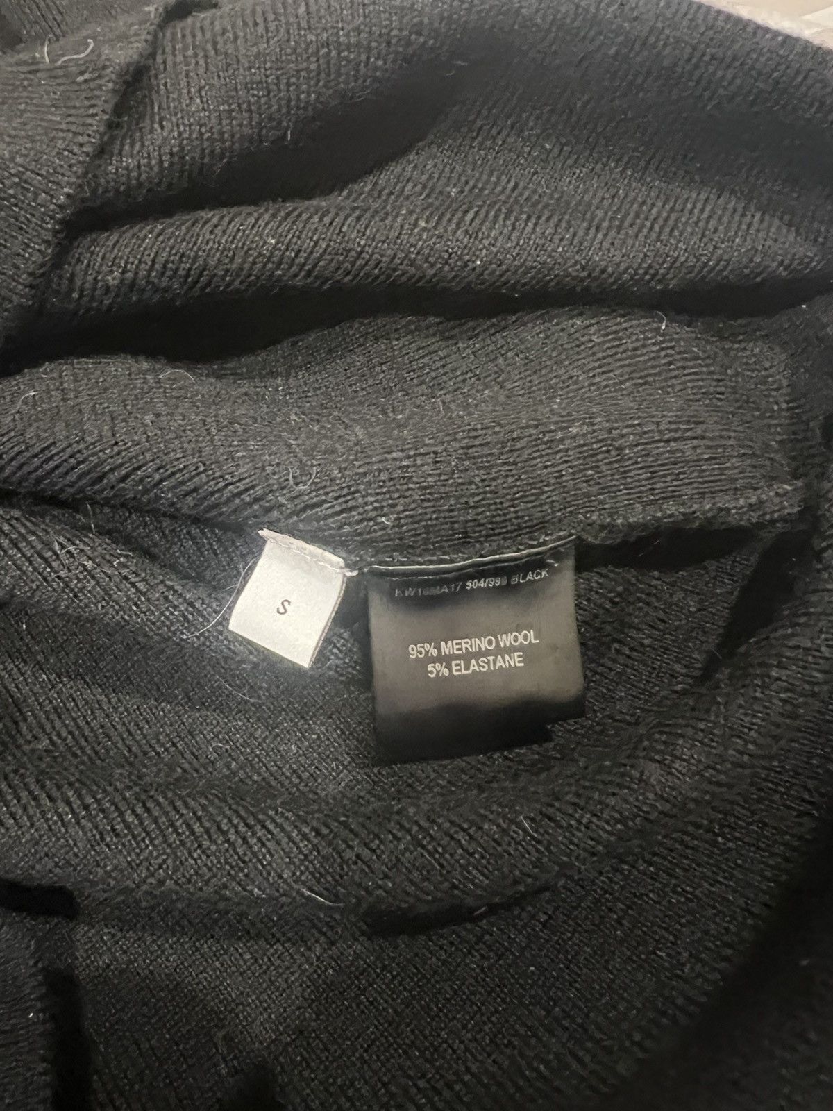 JW Anderson JWA Classic Half Zip Merino Black Size US S / EU 44-46 / 1 - 4 Thumbnail