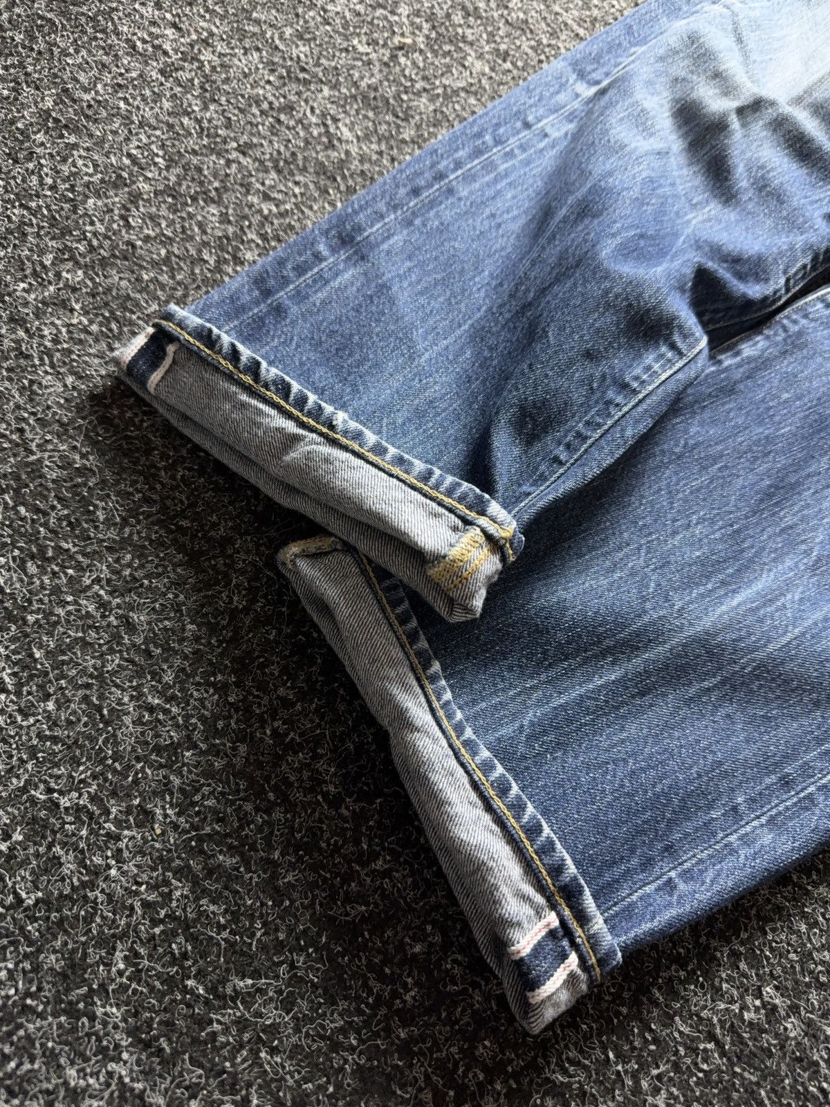 Uniqlo Japanese 00s Y2K UNIQLO Selvedge Regular Fit Jeans Size US 32 / EU 48 - 3 Thumbnail