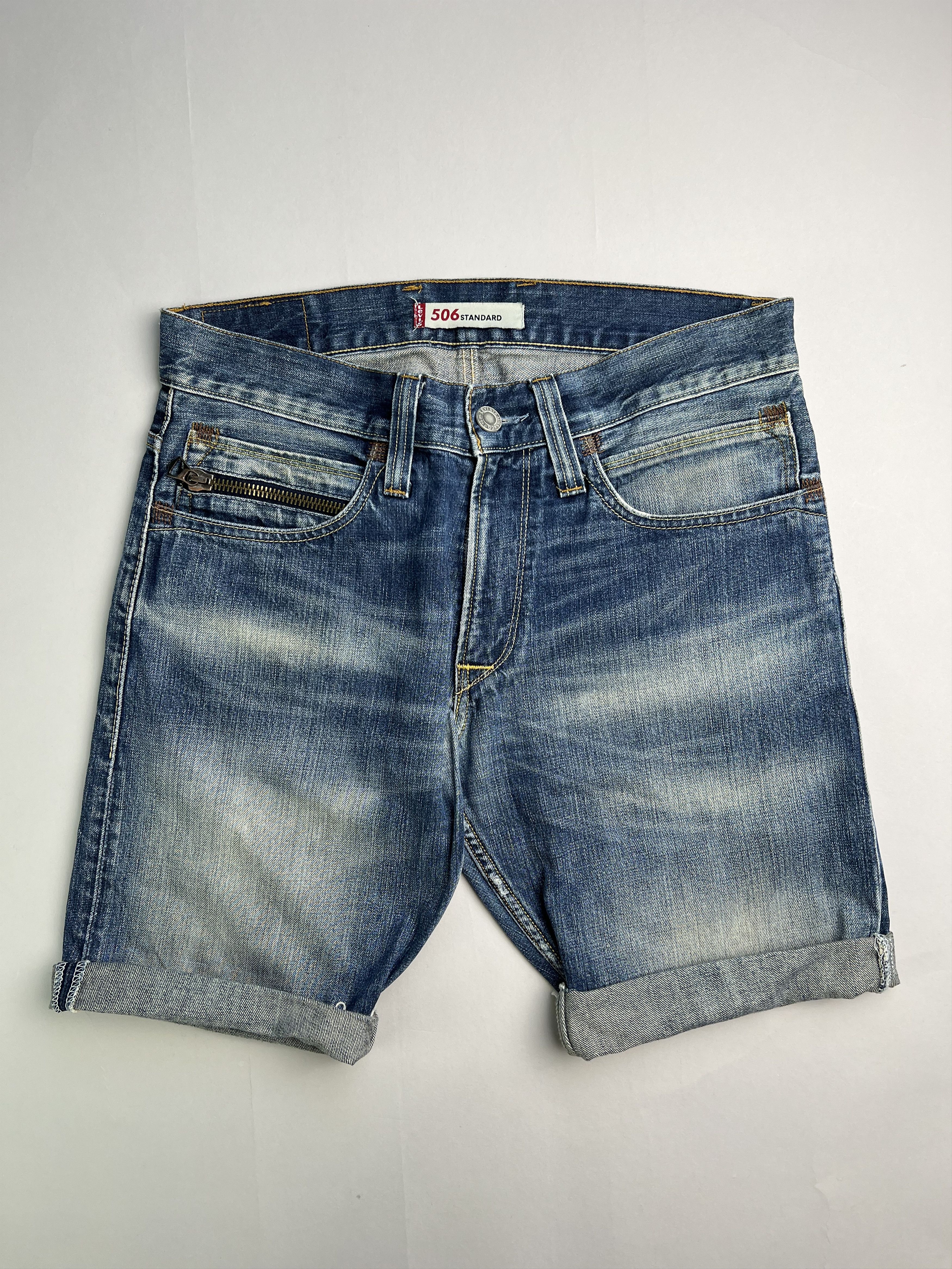 Levi's Levis 506 Jeans Shorts Light Blue Wash W34 Size US 34 / EU 50 - 1 Thumbnail