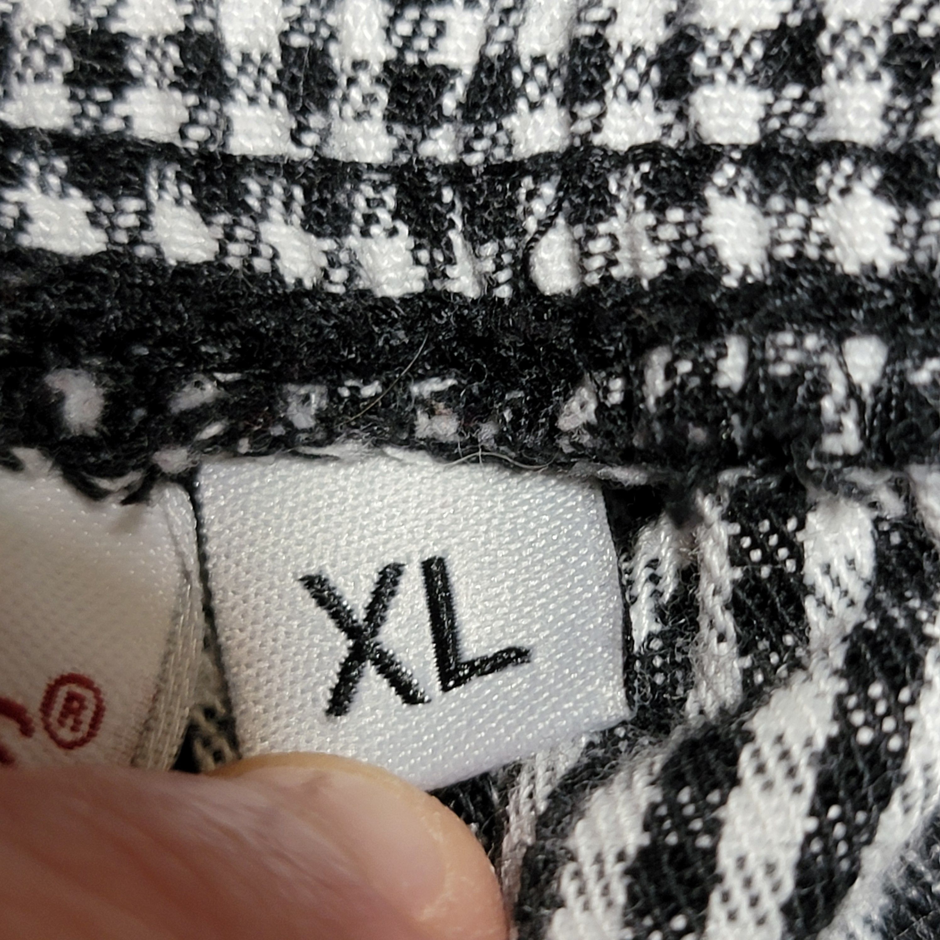 Other Chef Works B&W Checkered Unisex Chef Uniform Pants - Size XL Size US 32 / EU 48 - 7 Thumbnail