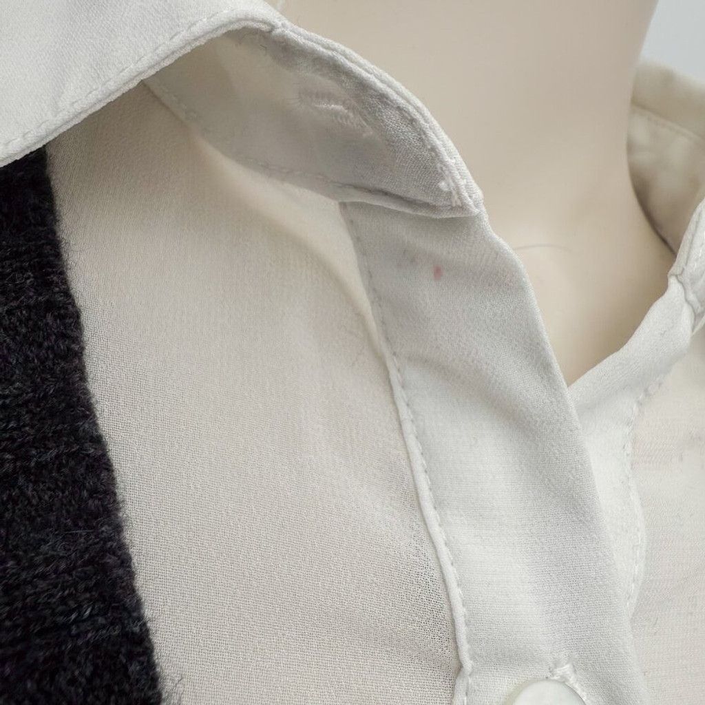 Brochu Walker BROCHU WALKER The Looker V-Neck Grey White Sweater Dress XS Size XS / US 0-2 / IT 36-38 - 4 Thumbnail