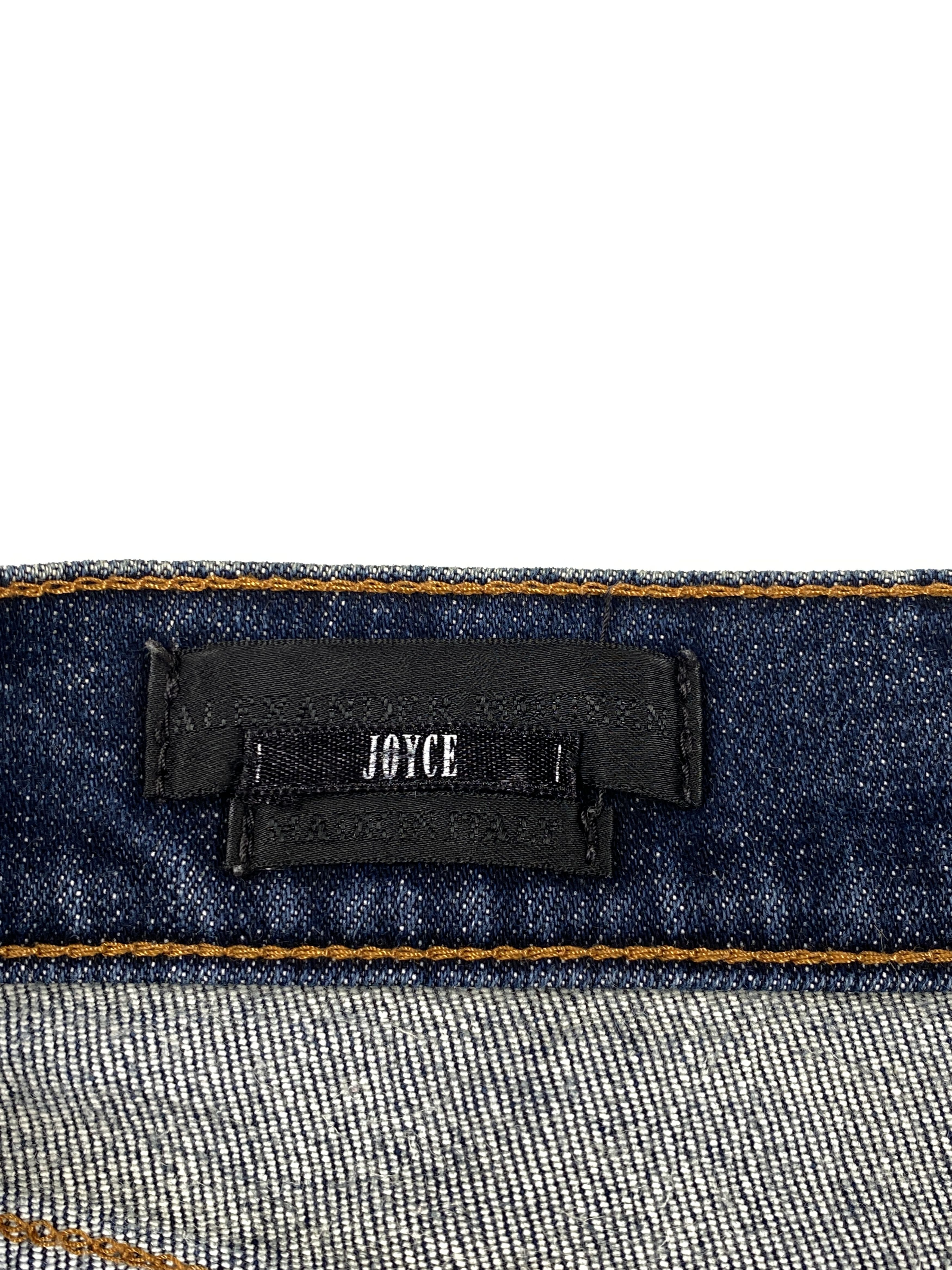 Alexander McQueen "Joyce" Embroidered Logo Denim Jeans Size US 30 / EU 46 - 13 Thumbnail