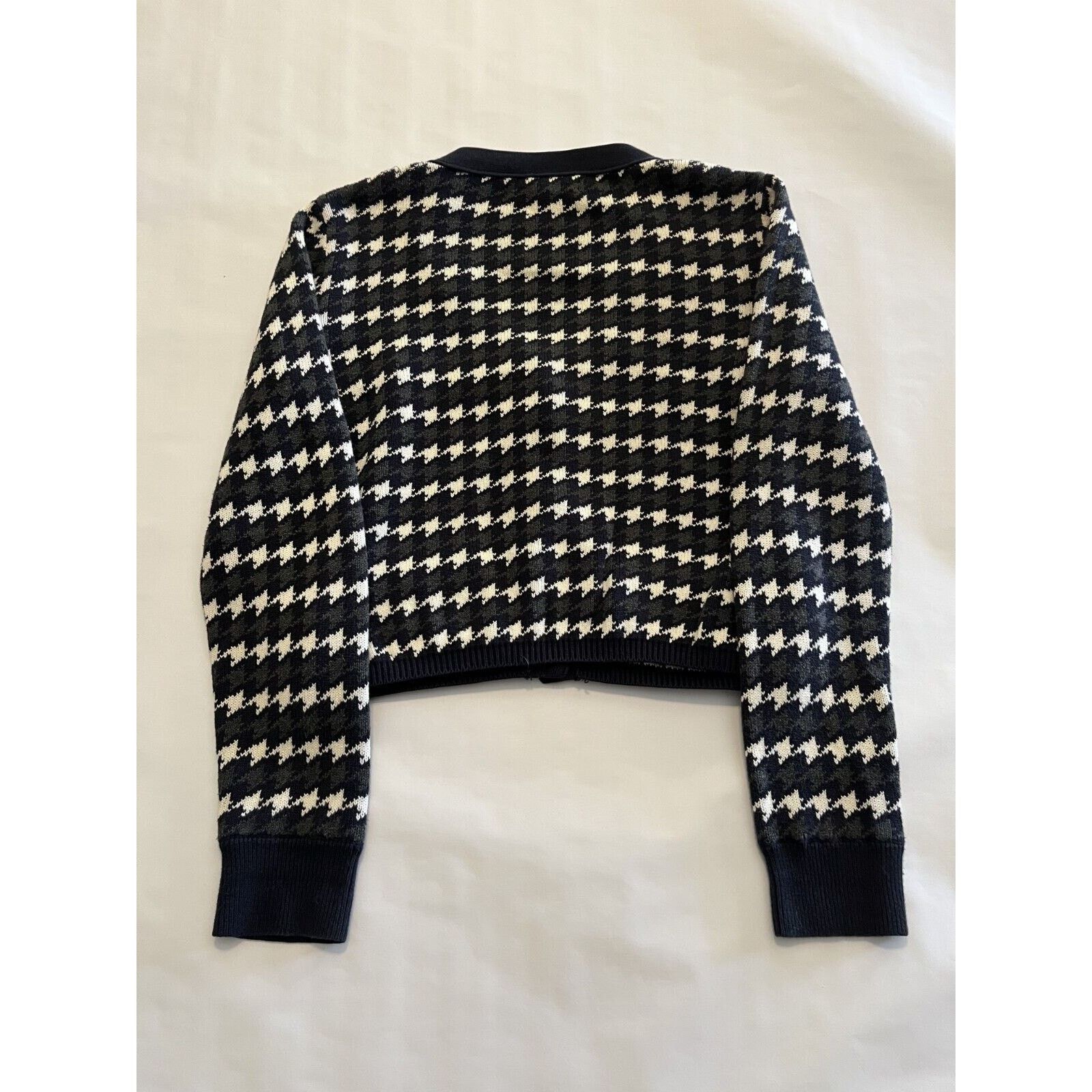 Tommy Hilfiger VTG Y2K Tommy Hilfiger Houndstooth Cardigan Japan Women’s L Size L / US 10 / IT 46 - 5 Thumbnail