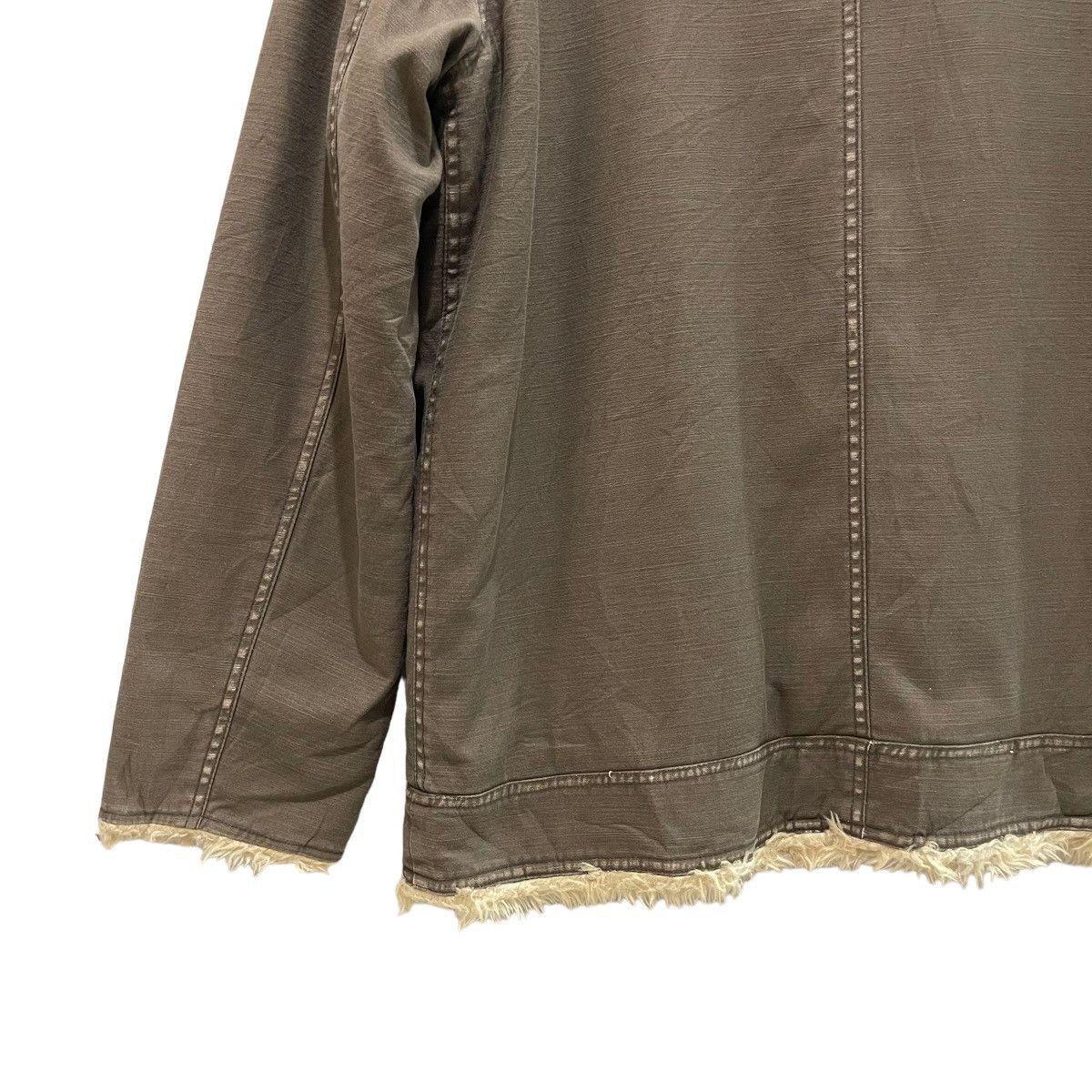 Vintage Vtg 90s Bobson International Shearling Zipper Chore Jacket Size US L / EU 52-54 / 3 - 12 Thumbnail