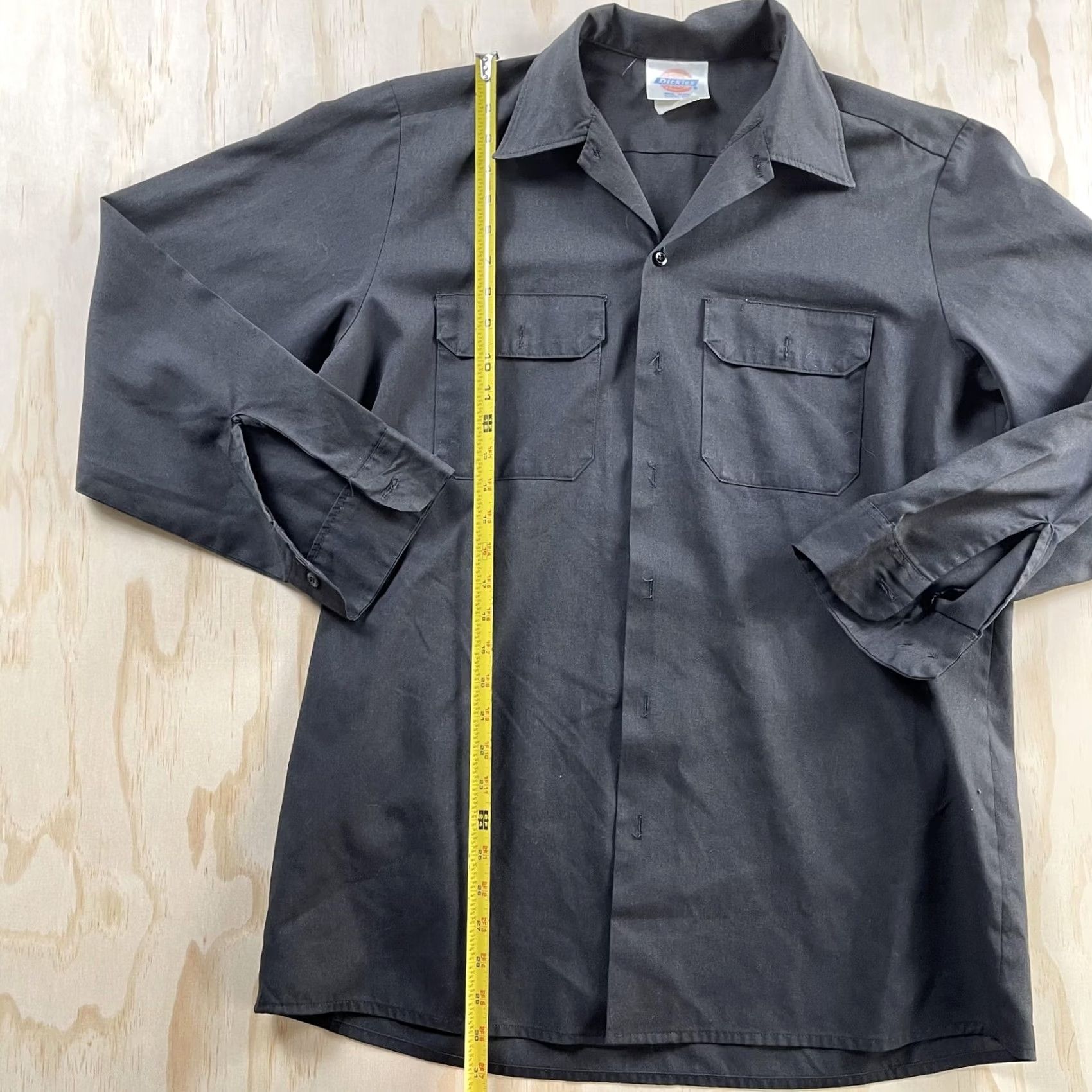 Dickies Dickies Shirt Mens Large Black Long Sleeve Button-Up Workwear Twill Casual Y2K Size US L / EU 52-54 / 3 - 3 Thumbnail