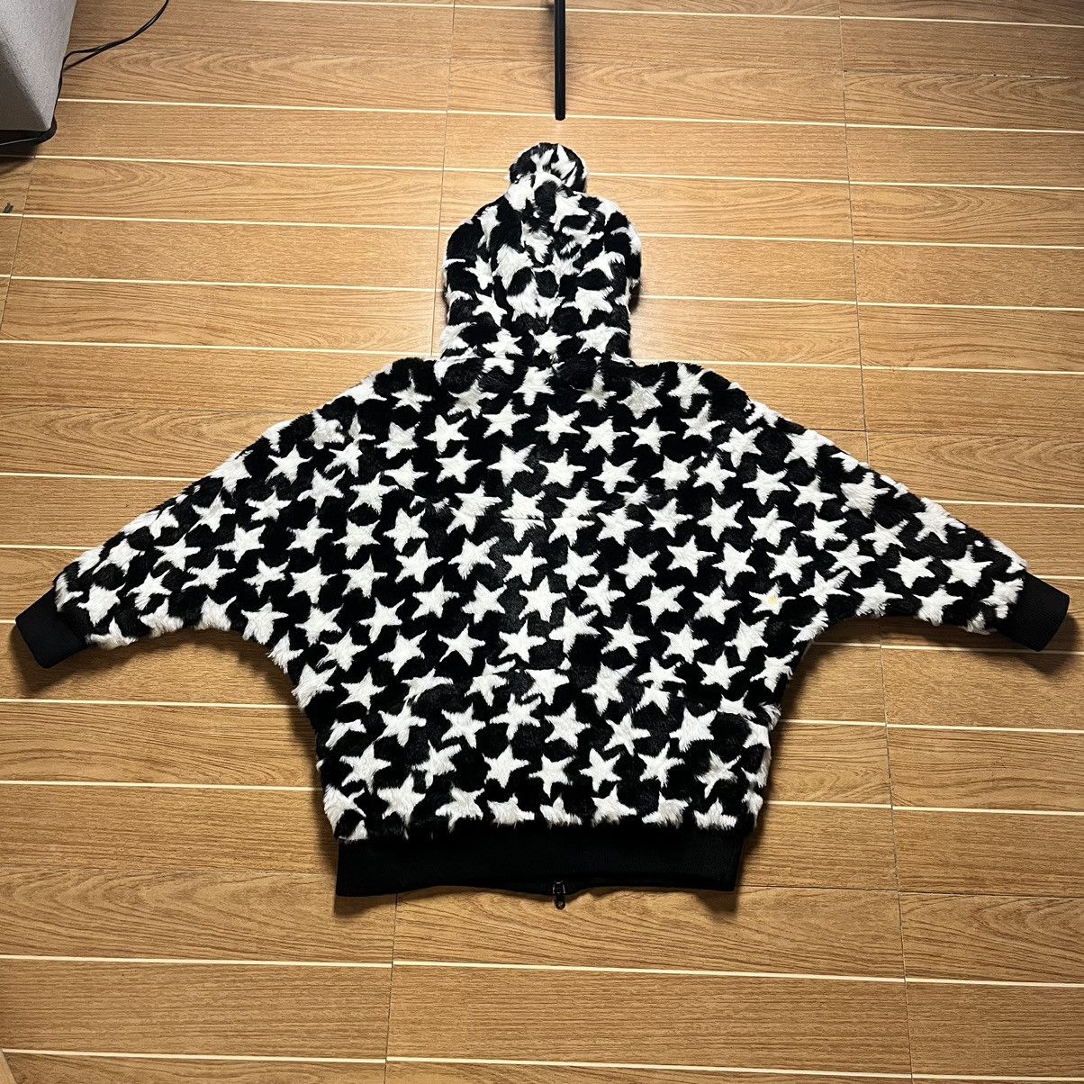 20471120 Archive Hyoma 20471120 Stars Faux Far Bat Wing Zip Up Jacket Size US S / EU 44-46 / 1 - 20 Thumbnail
