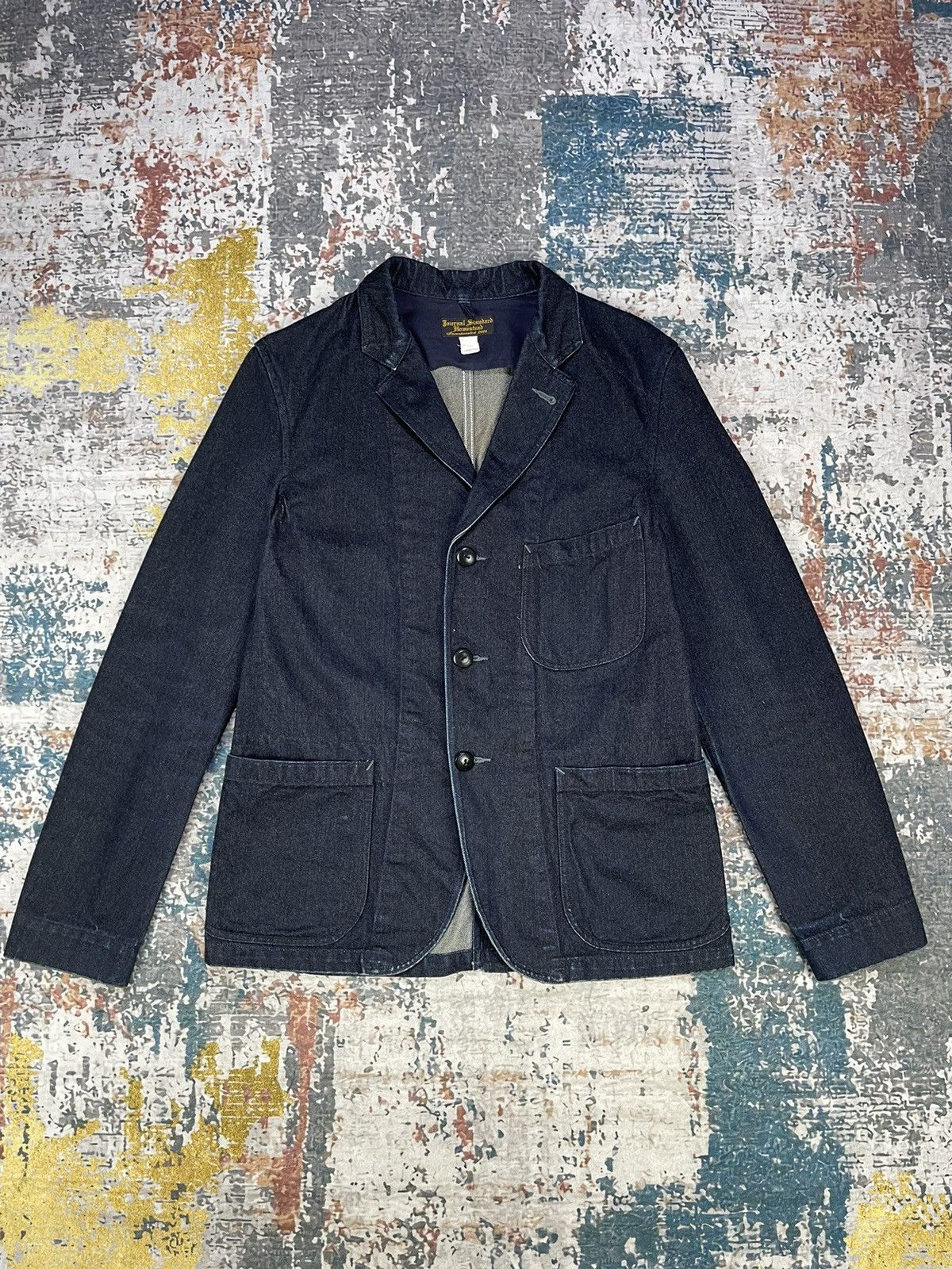 J.S. Homestead J.S Homestead Indigo Dekoboko Denim Jackets Size US S / EU 44-46 / 1 - 1 Thumbnail