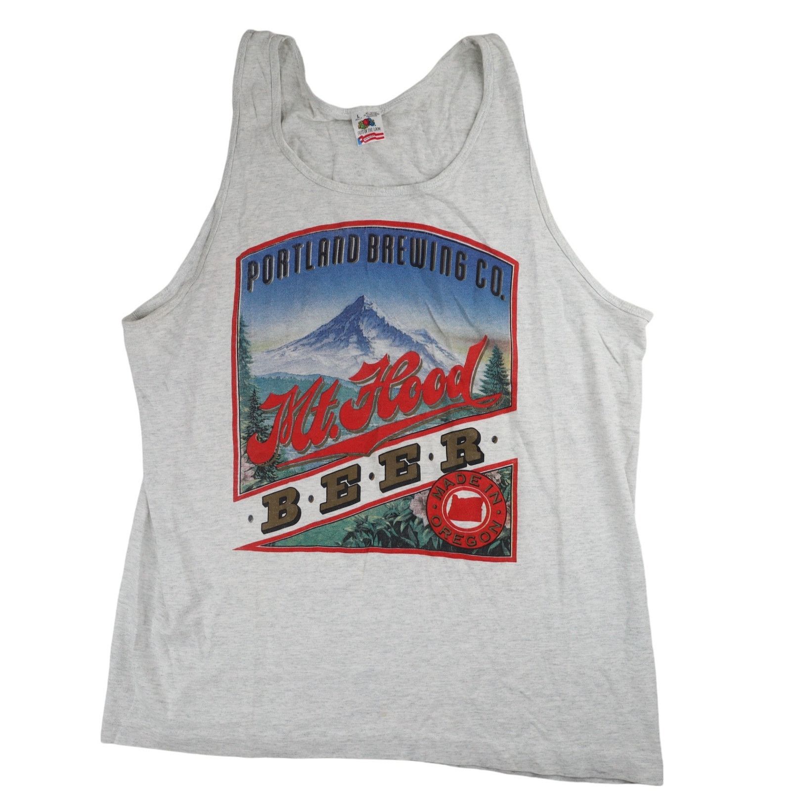 Vintage Vintage Portland Brewing Co. Mt. Hood Beer Graphic Tank Top Size US L / EU 52-54 / 3 - 1 Thumbnail