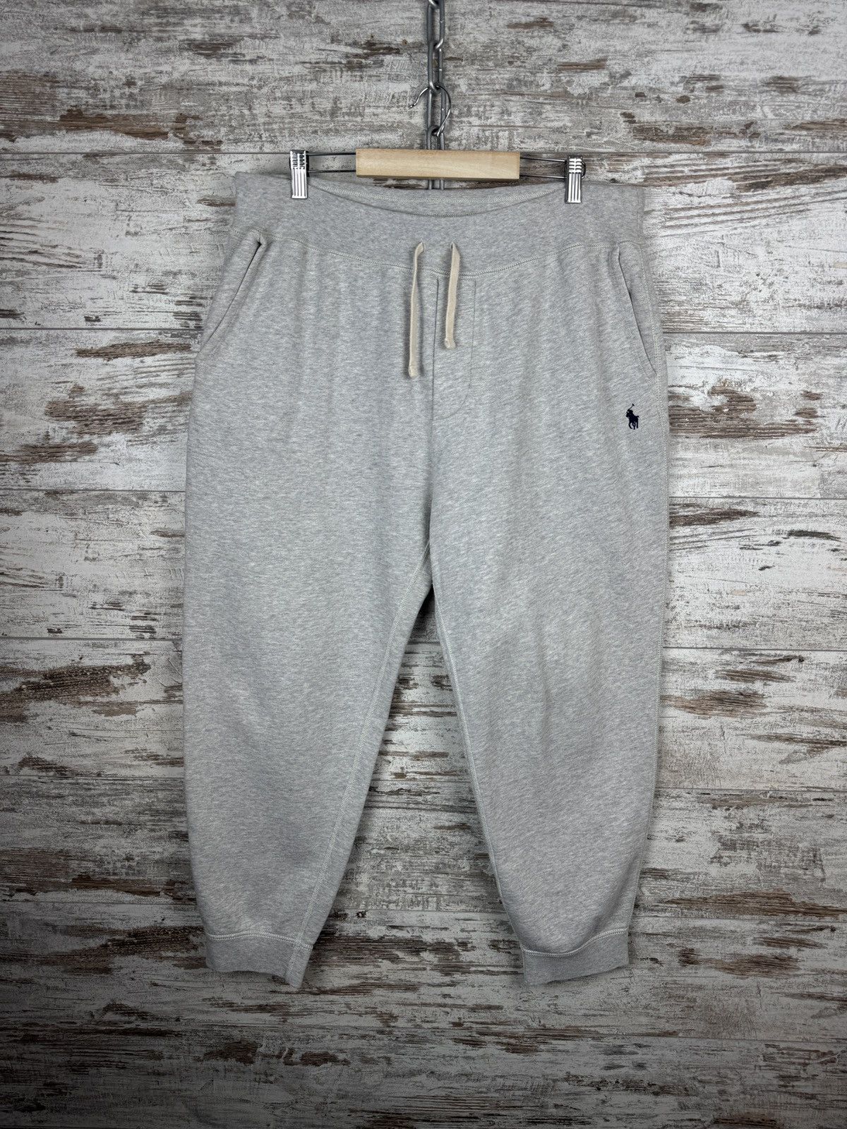 Polo Ralph Lauren Mens Vintage Polo Ralph Lauren sweatpants gray pants y2k Size US 36 / EU 52 - 1 Thumbnail