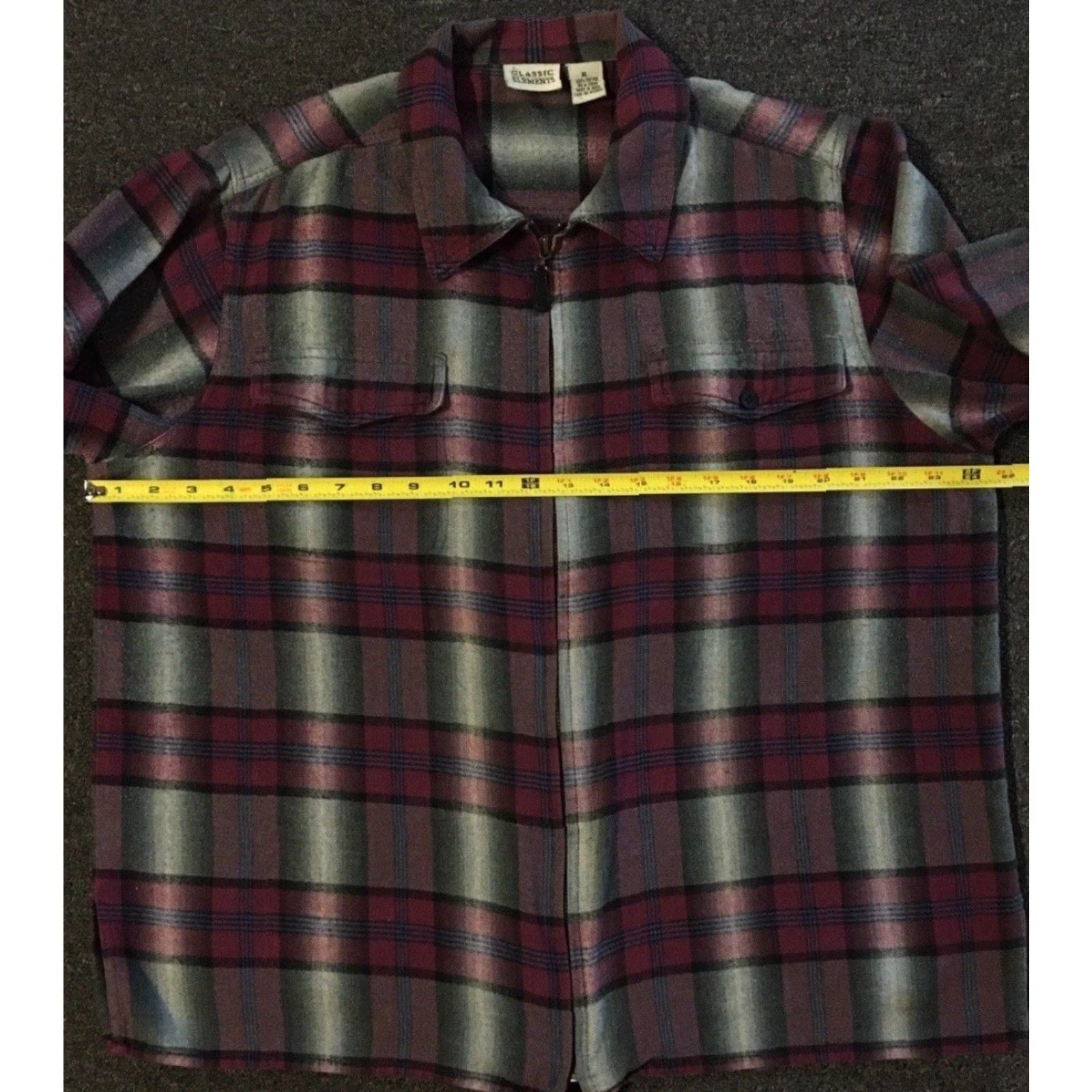 Quiksilver VINTAGE Quiksilver Shirt XL Red Flannel Zip Up Women Guarded by 80s 90s Grunge Vaporwave Biker Punk Surf Skate OP Size XL / US 12-14 / IT 48-50 - 7 Thumbnail