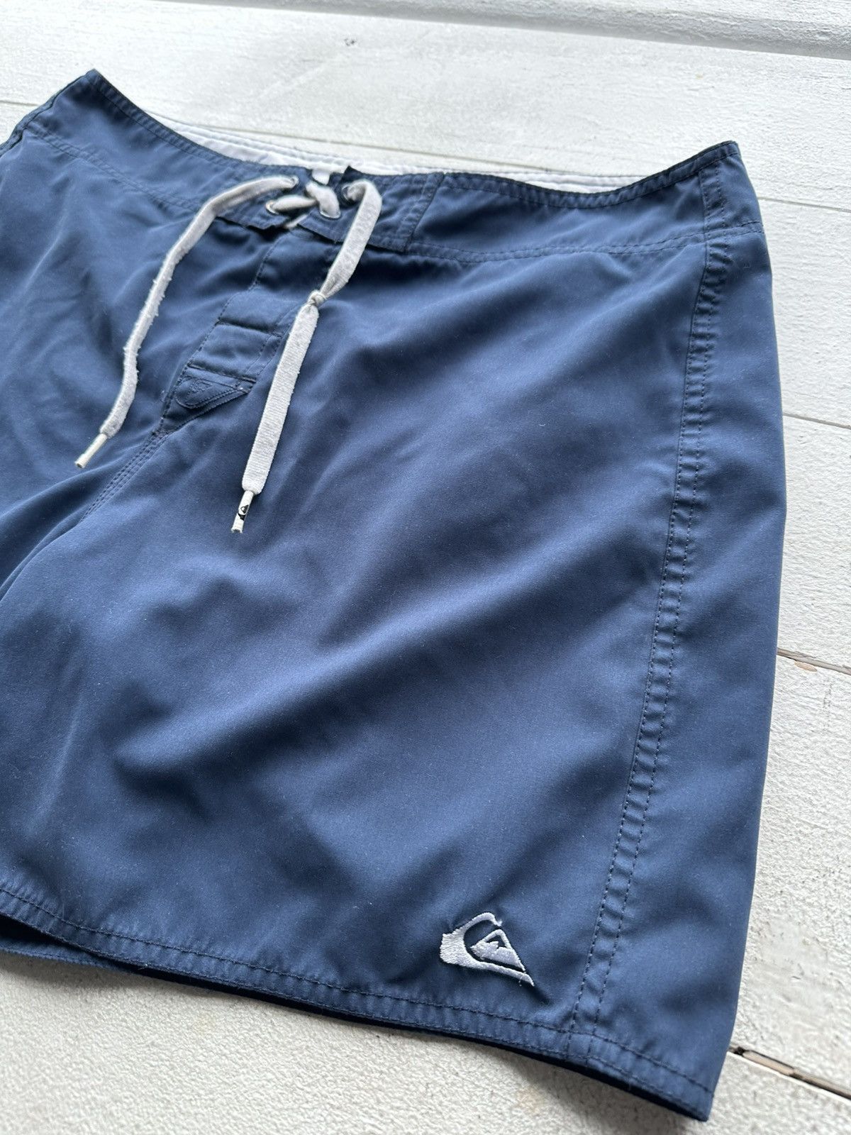 Quiksilver × Vintage 🚨Vintage Quiksilver Shorts Big Logo Y2K Style 90s Surfing Size US 33 - 3 Thumbnail