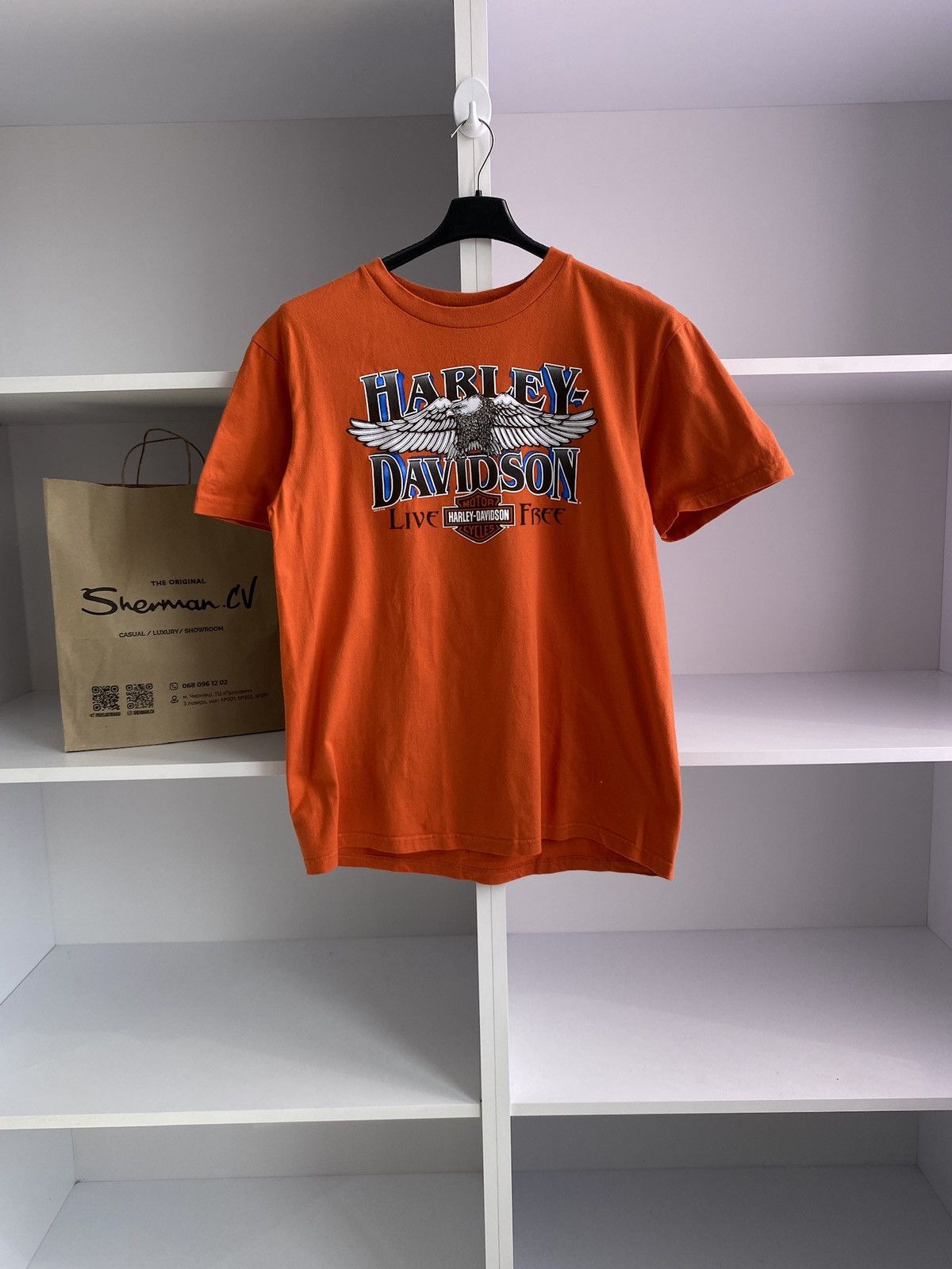 Harley Davidson × Vintage Vintage Harley Davidson short sleeve tee Size US L / EU 52-54 / 3 - 2 Thumbnail