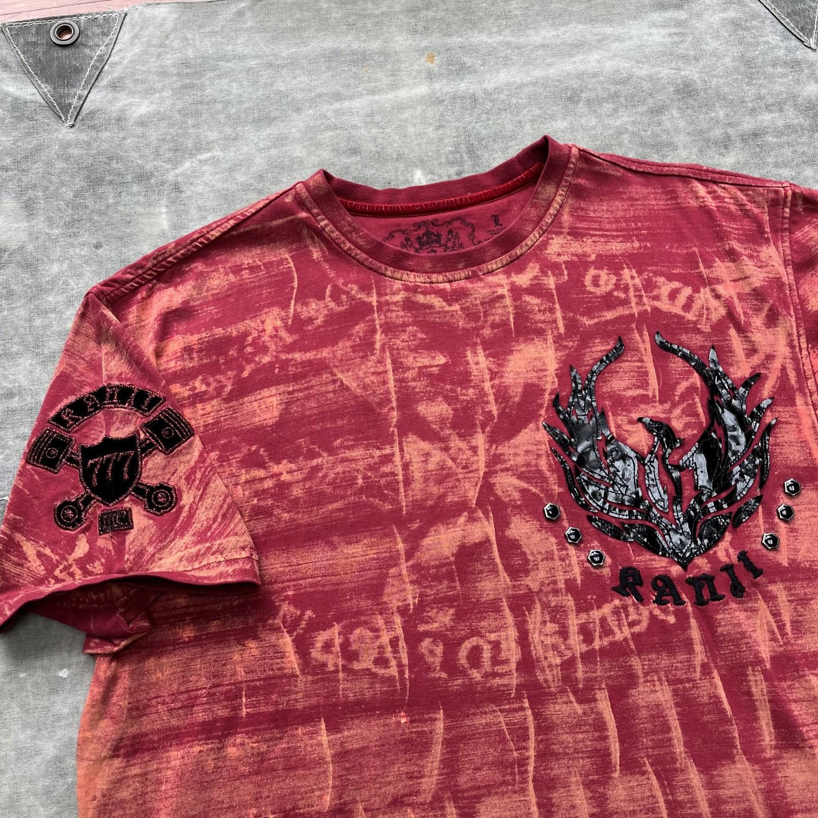 Vintage Vintage Y2K Embroidered Affliction Grunge Motorcycle Shirt Size US L / EU 52-54 / 3 - 4 Thumbnail