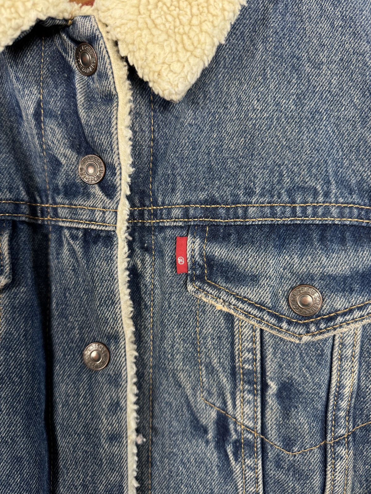 Levi's Women’s Levi’s Sherpa Trucker Denim Jacket Size L Size L / US 10 / IT 46 - 6 Thumbnail