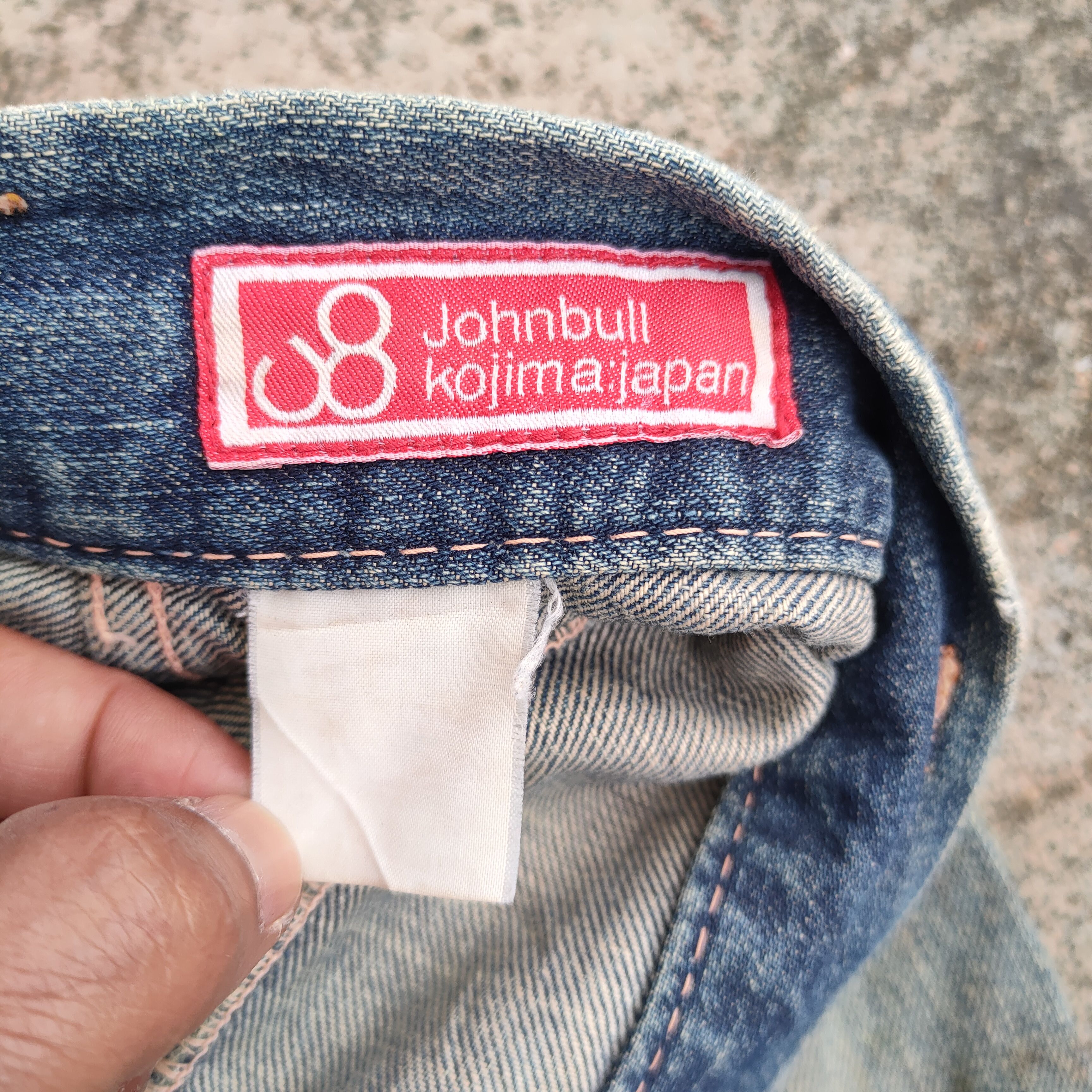 Vintage vintage rare John Bull faded Jean denim pants Size US 32 / EU 48 - 12 Thumbnail