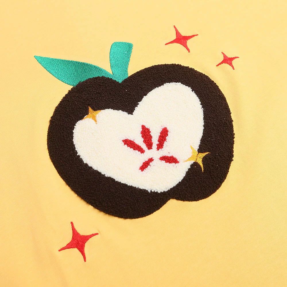 Japanese Brand × Vintage American style round neck apple embroidered T-shirt Size US M / EU 48-50 / 2 - 4 Thumbnail
