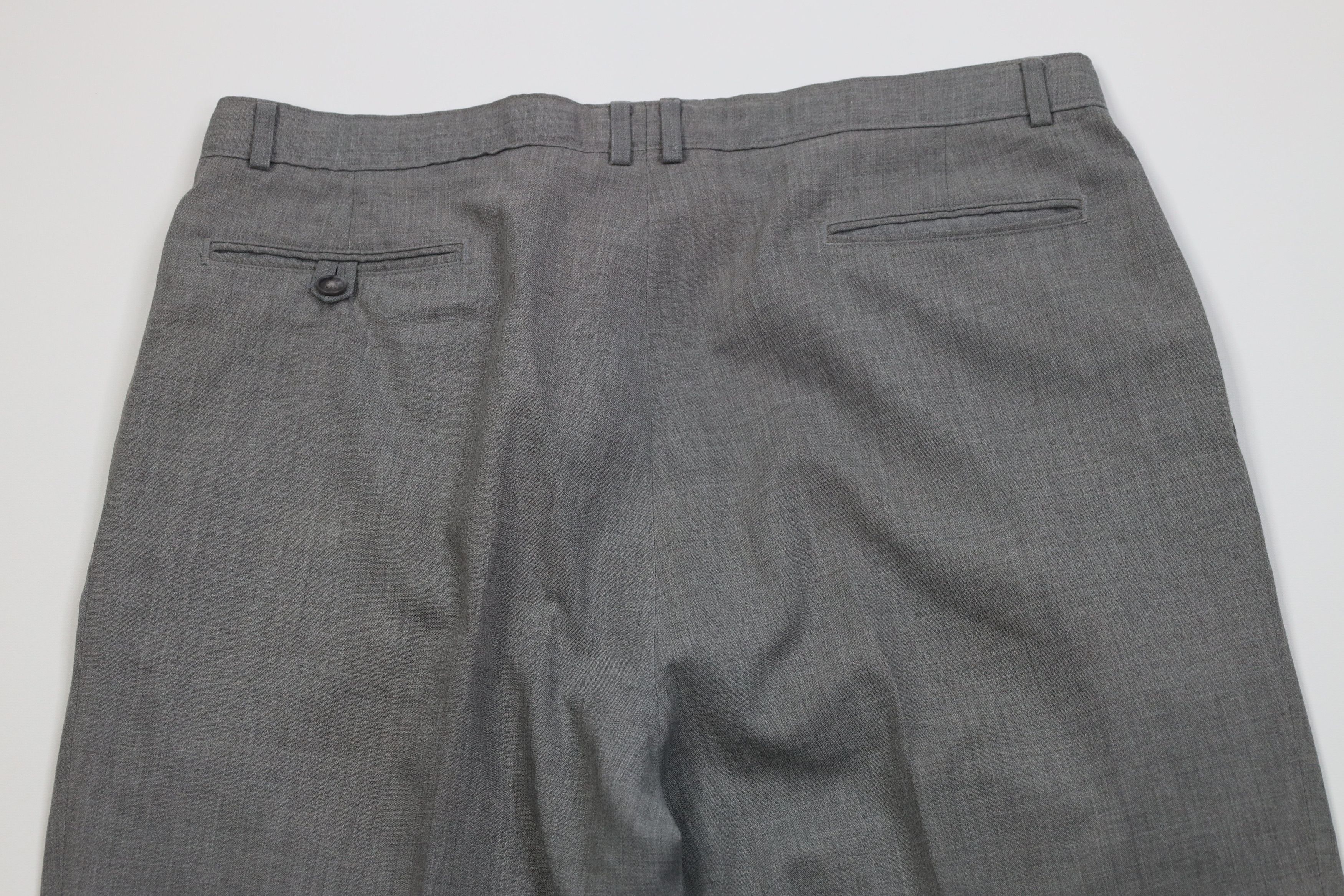 Vintage Vintage 70s Streetwear Blend Chambray Chino Pants Gray Size US 34 / EU 50 - 12 Thumbnail