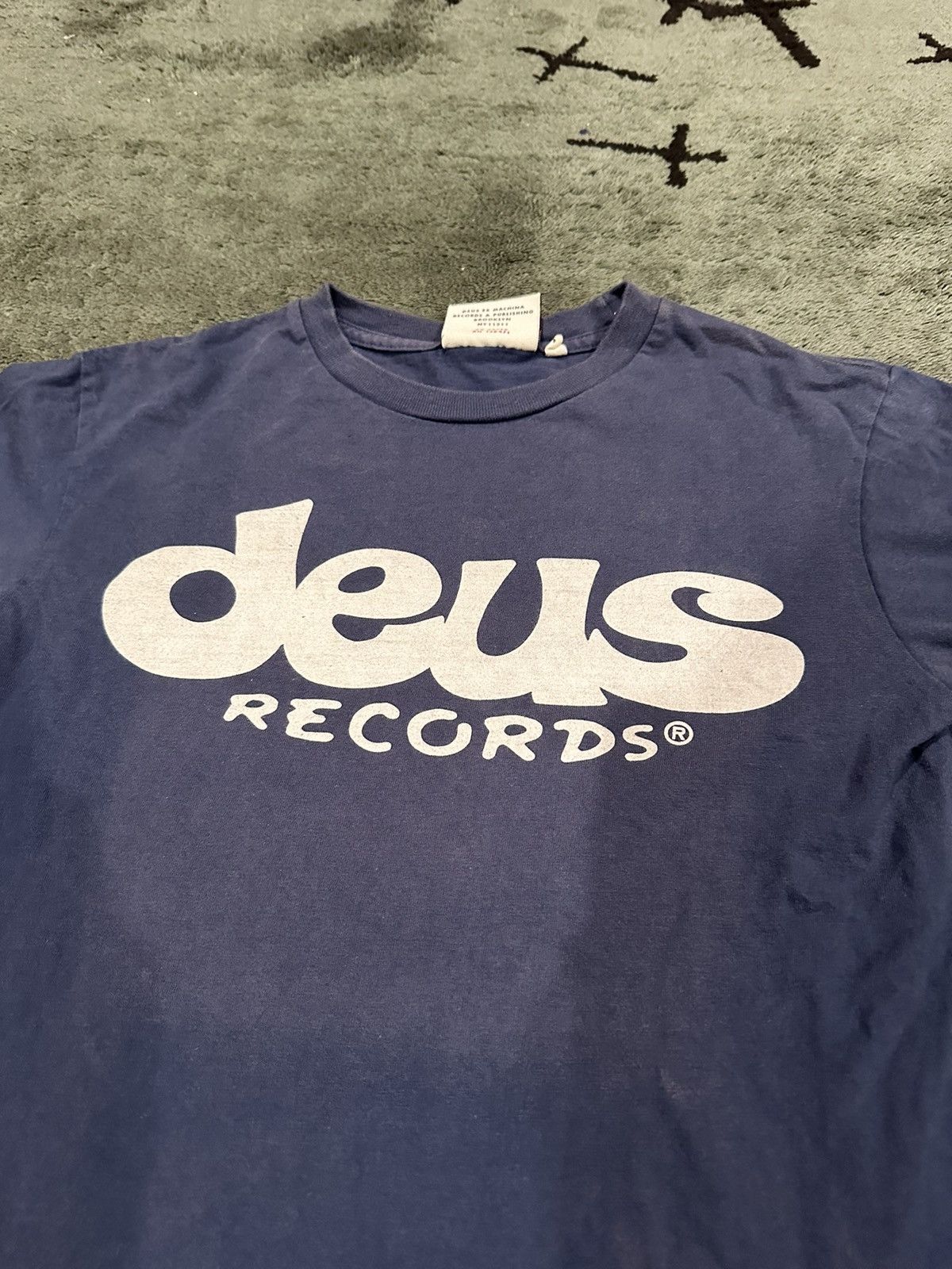 Band Tees × Vintage Dues Records Logo Tee Shirt Size US S / EU 44-46 / 1 - 3 Thumbnail