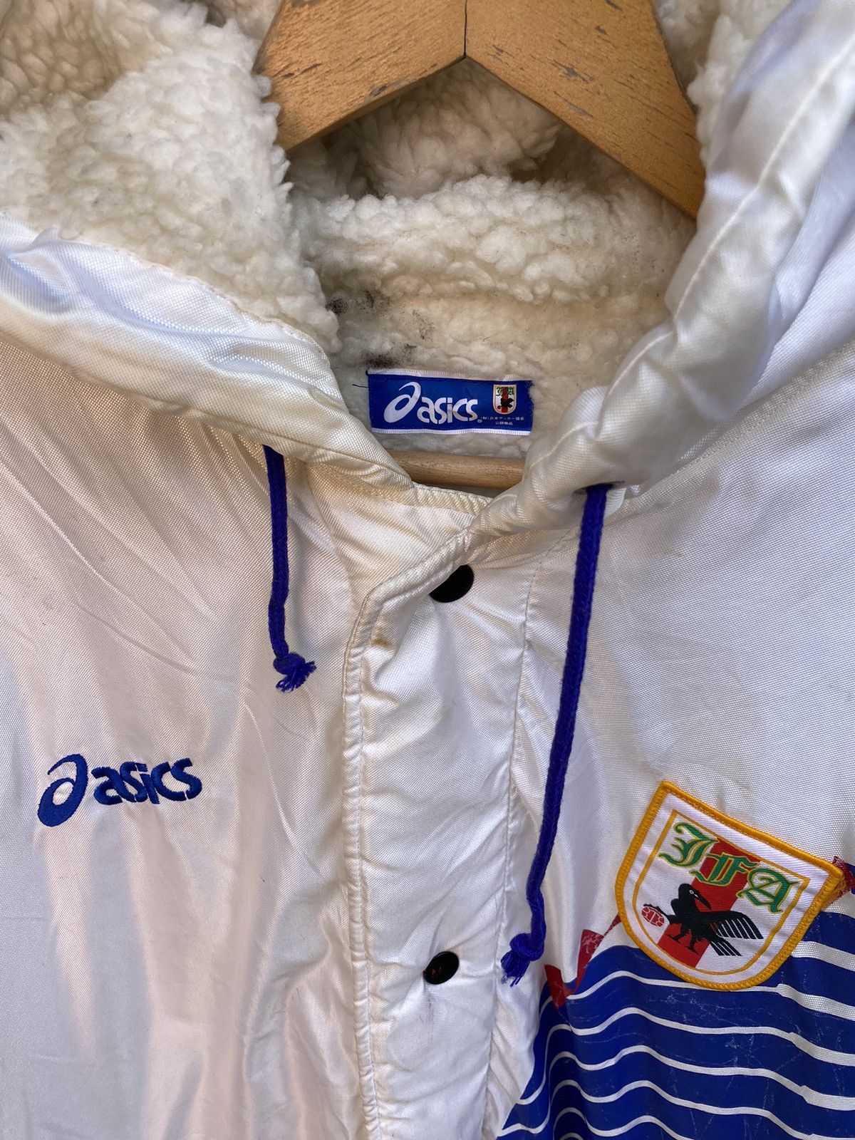 Sports Specialties × Vintage Vintage Asics Japan Football Supporters Jacket Size US L / EU 52-54 / 3 - 4 Thumbnail