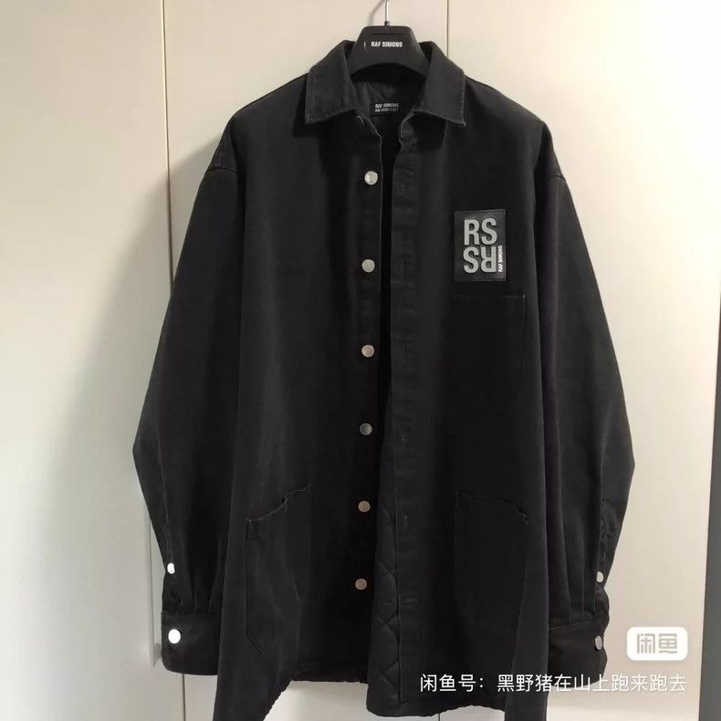 Raf Simons Raf Simons Cotton-splied loose denim multi-pocket shirt Size US S / EU 44-46 / 1 - 1 Thumbnail