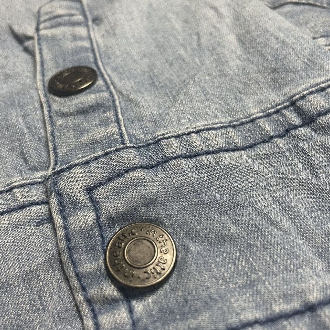 If Six Was Nine 🇯🇵 IN THE ATTIC BONDAGE PUNK SHORT SLEEVE DENIM JACKET Size US L / EU 52-54 / 3 - 12 Thumbnail