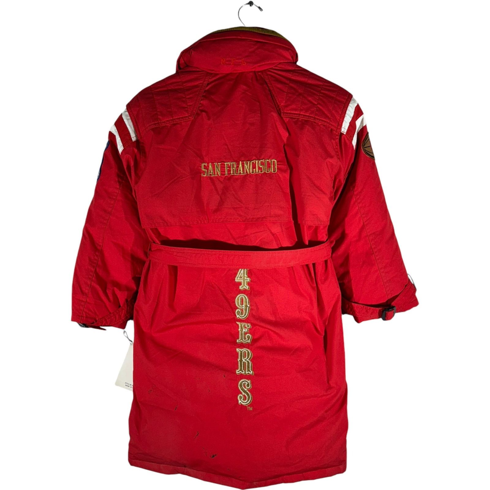 NFL Vintage NFL San Francisco 49ers Belted Youth Puffer Jacket Size US XS / EU 42 / 0 - 5 Thumbnail