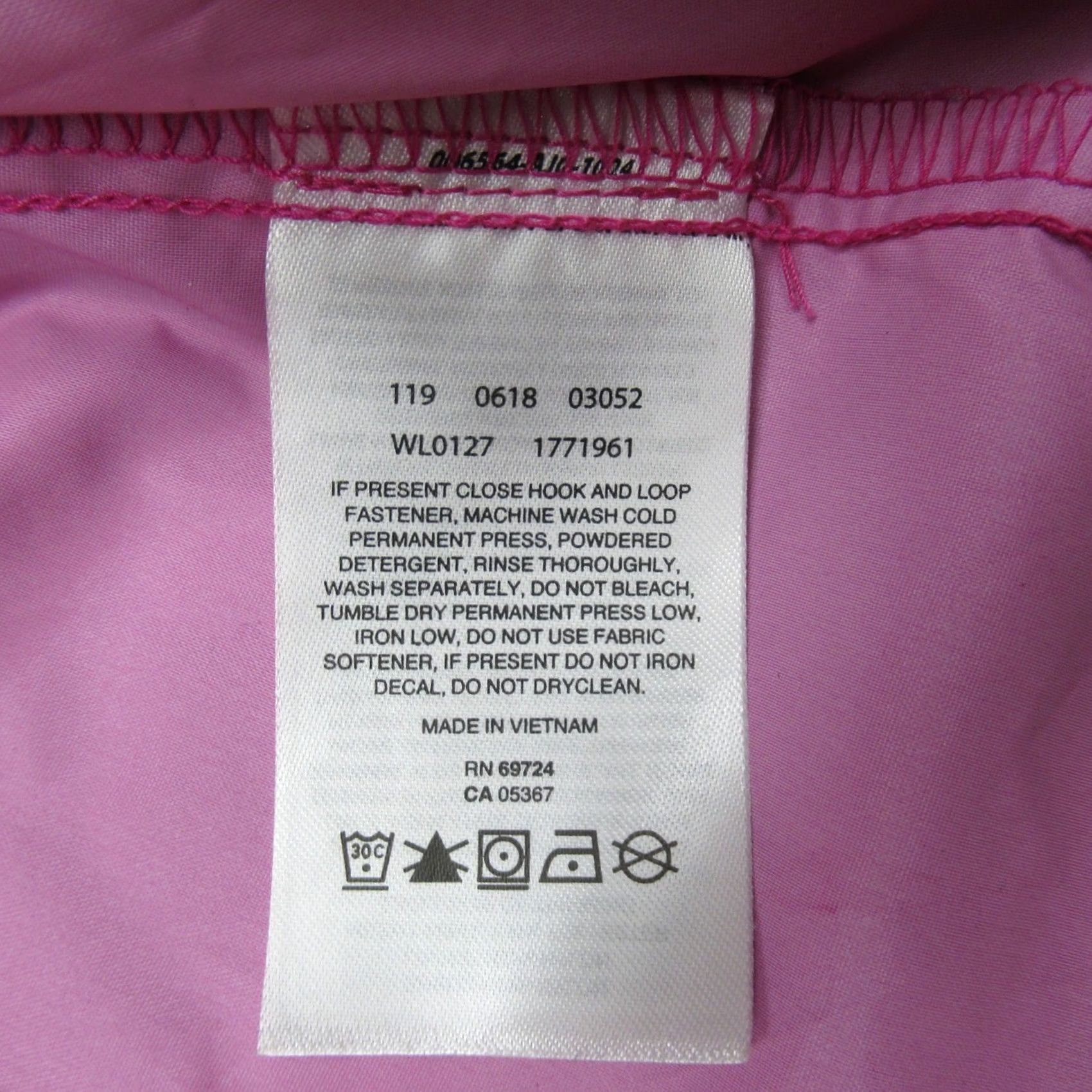Vintage Columbia Womens Jacket XL Pink Full Zip Hooded Lightweight Rain Windbreaker Water Repellent Lined Lightweight Adjustable Size XL / US 12-14 / IT 48-50 - 5 Thumbnail