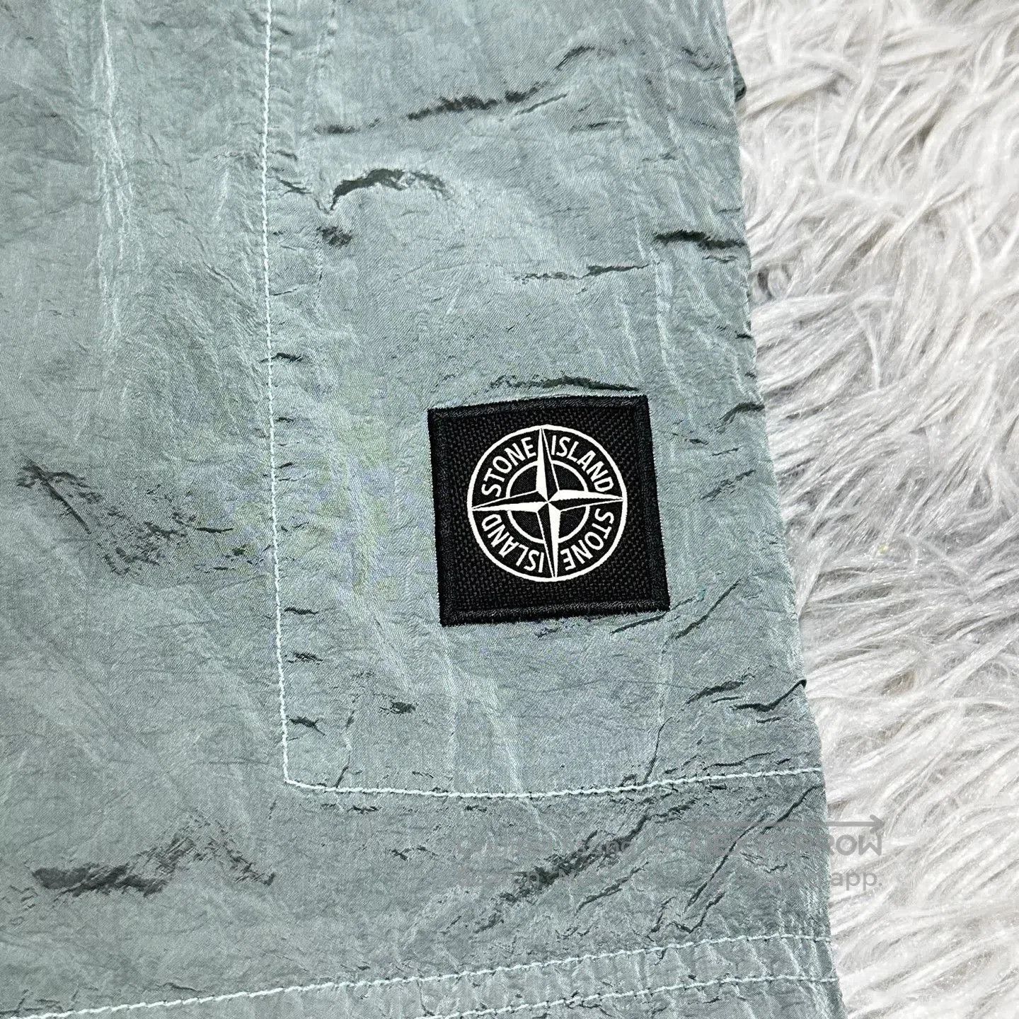Stone Island Stone Island Metal Nylon Cargo Shorts. Size US 29 - 3 Thumbnail