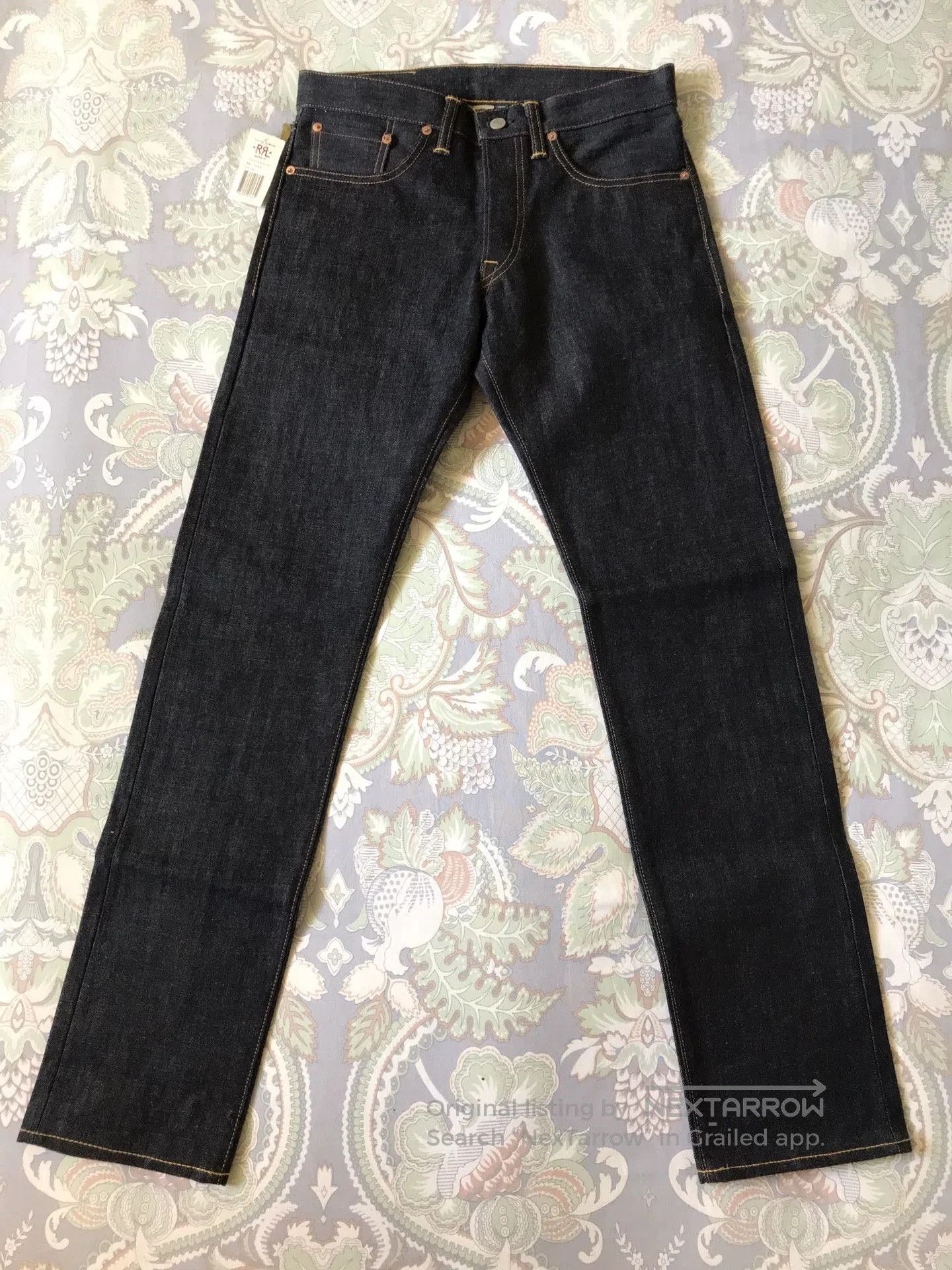 RRL Ralph Lauren RRL Low Straight Vintage Selvedge Denim. Size US 29 - 4 Thumbnail