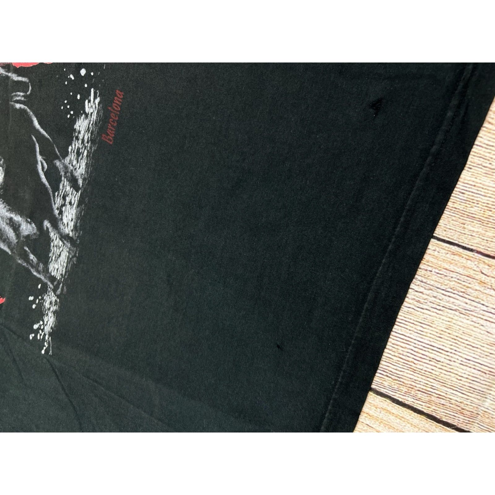 Vintage VINTAGE Safon Barcelona Spain Bull Black T Shirt 2XL Men Graphic Print Short Sleeve Retro Cowboy Sports Mens Size US XXL / EU 58 / 5 - 3 Thumbnail