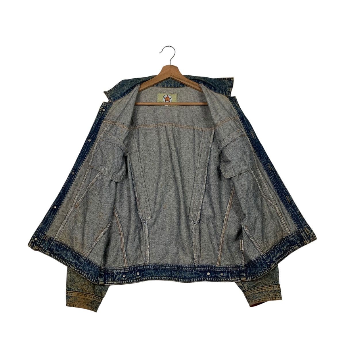 Japanese Brand Vintage CLUB & TEAM Blue Way Company Denim Jacket #2575-C116 Size US M / EU 48-50 / 2 - 11 Thumbnail