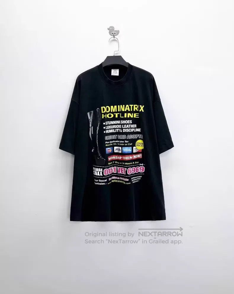 Vetements Vetements Washed Distressed Black Doodle Multi-Element Let Size US S / EU 44-46 / 1 - 1 Thumbnail