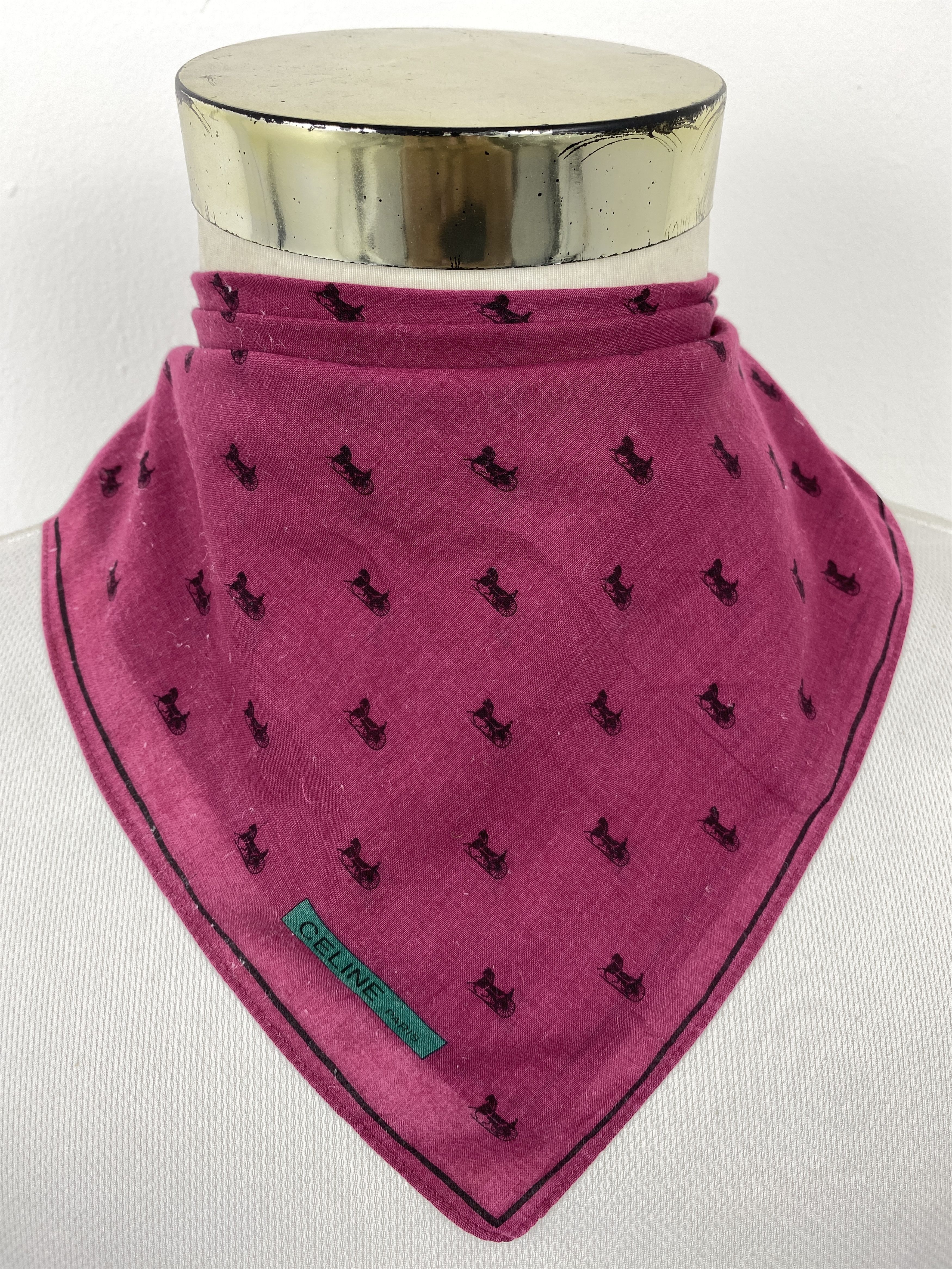 Celine Vintage Celine Handkerchief / Neckerchief KT0359 Size ONE SIZE - 1 Thumbnail