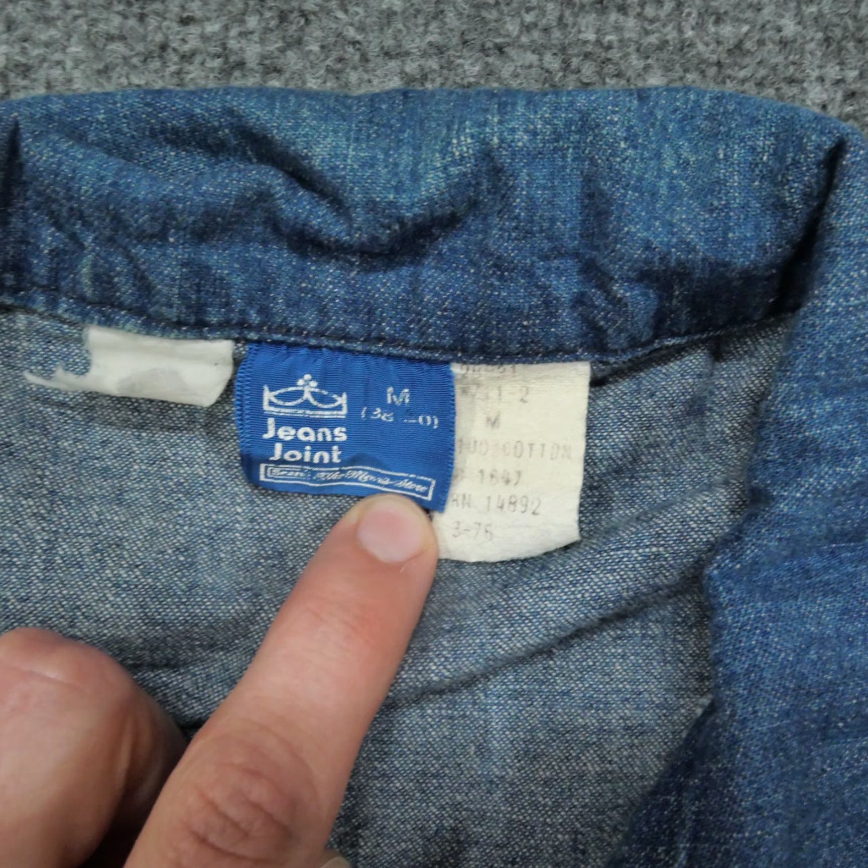 Sears VINTAGE Jeans Joint Jacket Mens M Blue Denim Western Chore Sears 70s Jeans Joint Jacket Mens M Blue Denim Western Chore Sears 70s Size US 31 - 5 Thumbnail