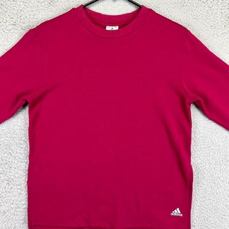 Adidas Adidas Zoe Saldana Sweatshirt Mens Small Dark Pink Crewneck Pullover New with Tags Size US S / EU 44-46 / 1 - 2 Thumbnail