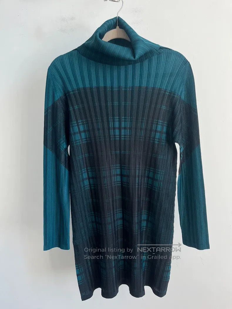 Issey Miyake Issey Miyake Blue Long Sleeve Size L / US 10 / IT 46 - 1 Thumbnail