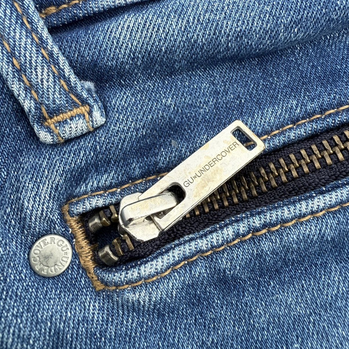 GU × Undercover GU x UNDERCOVER FADED SKINNY JEAN DENIM PANTS Size US 32 / EU 48 - 6 Thumbnail